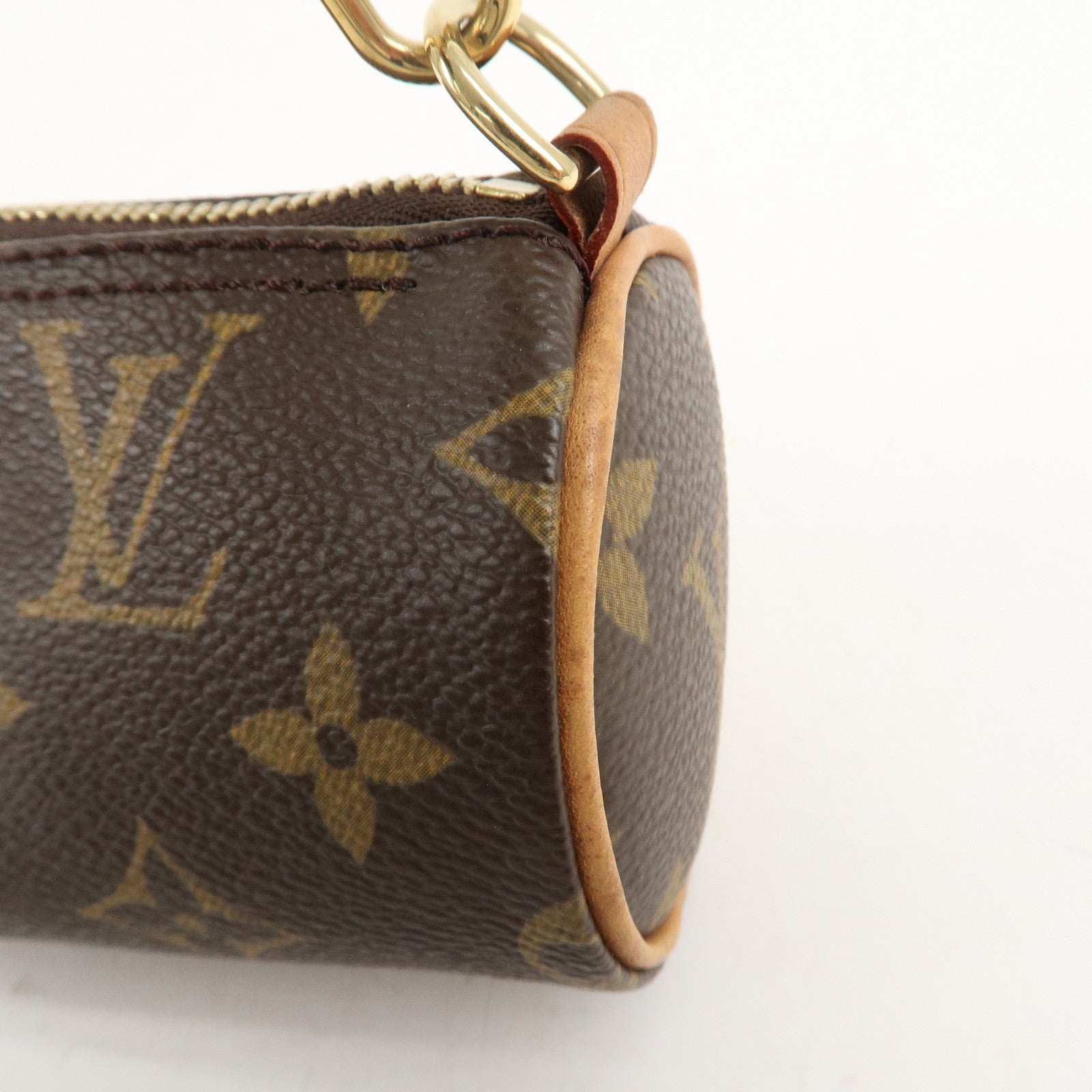 Louis Vuitton Monogram Mini Pouch for Papillon Bag Brown Used