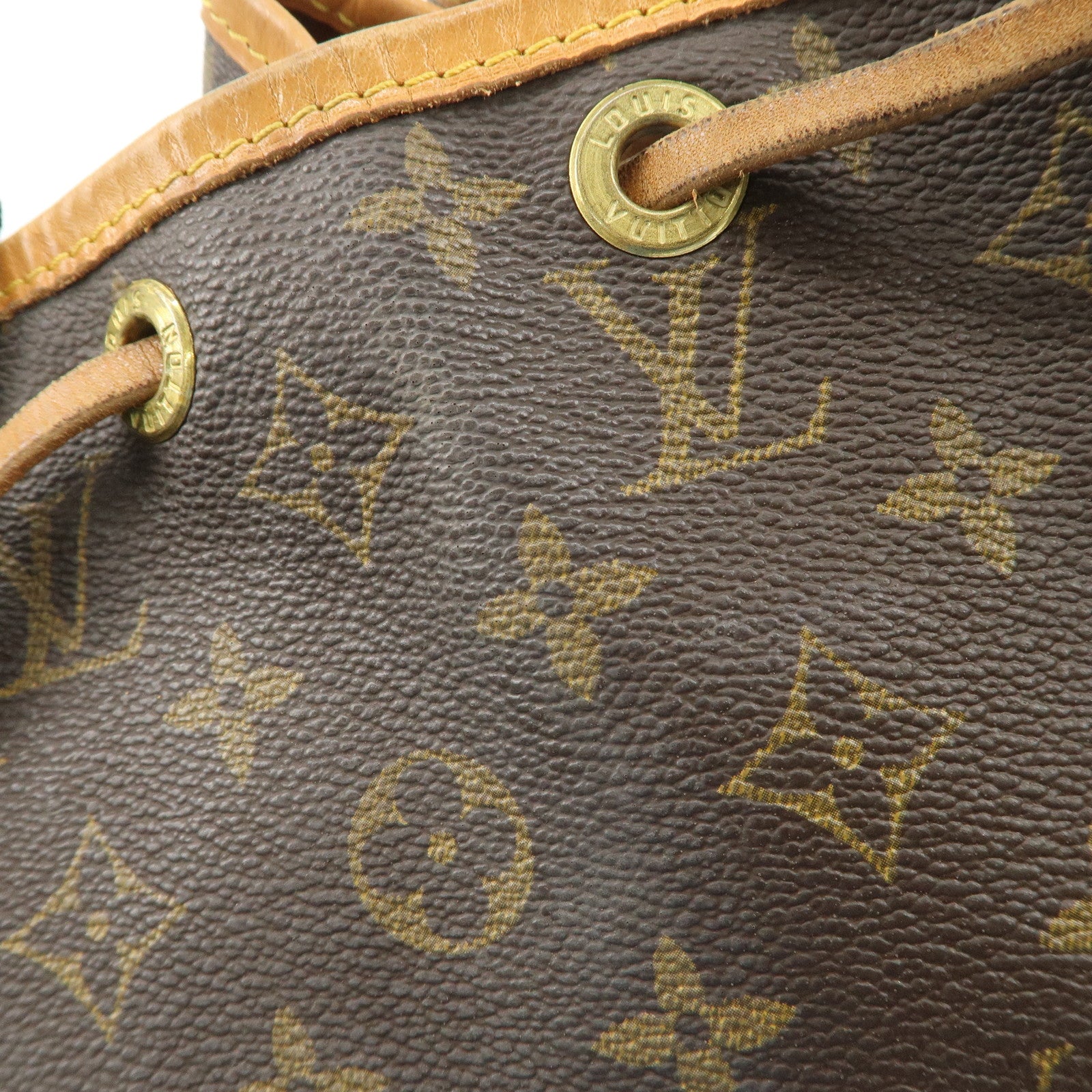 Louis Vuitton Monogram Petit Noe Shoulder Bag Brown M42226 Used