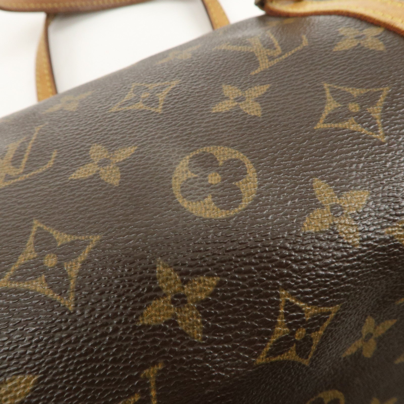 Louis Vuitton Monogram Papillon 30 Hand Bag M51385 Brown Used