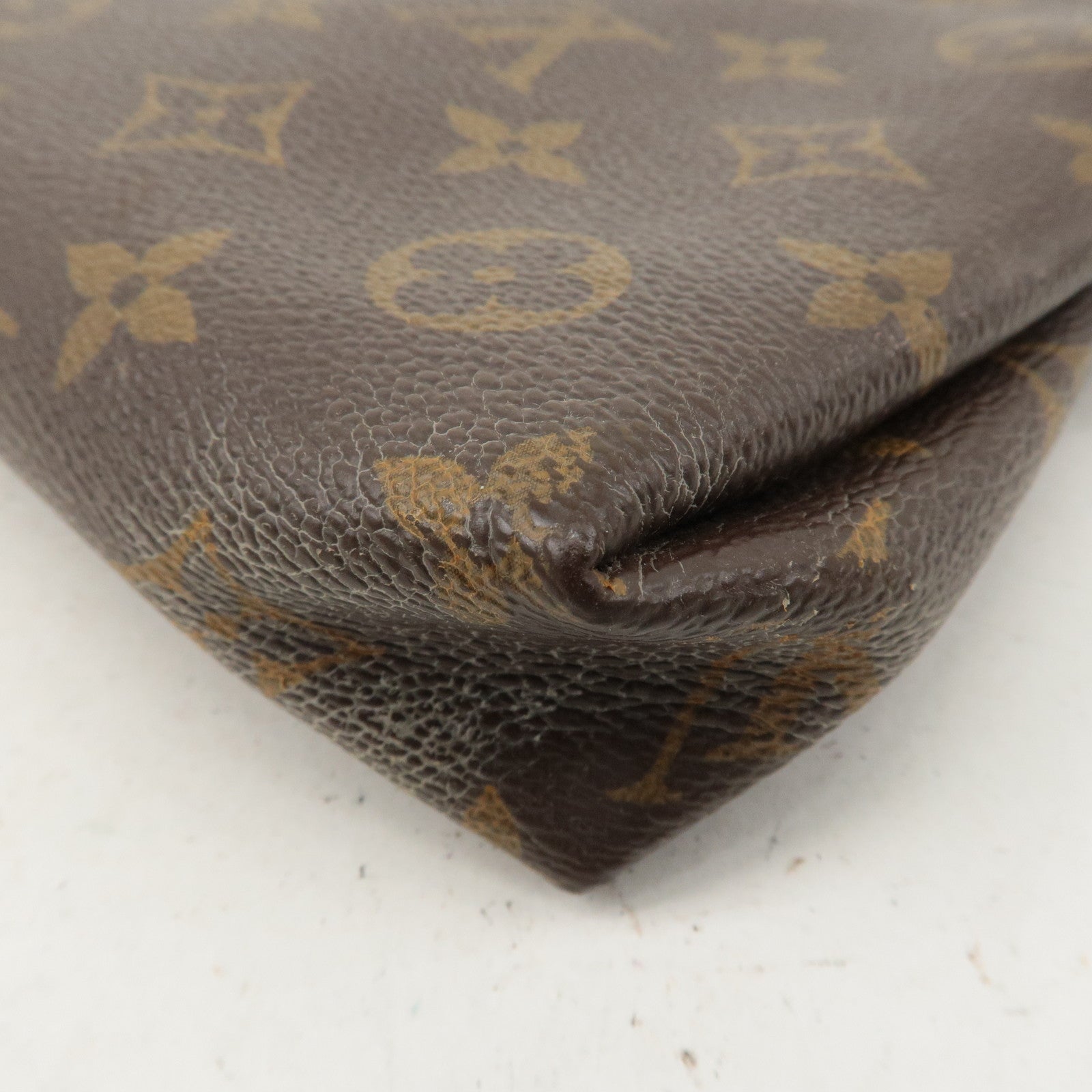 LOUIS VUITTON Monogram Pallas Clutch 2Way Shoulder Bag Noir M41639