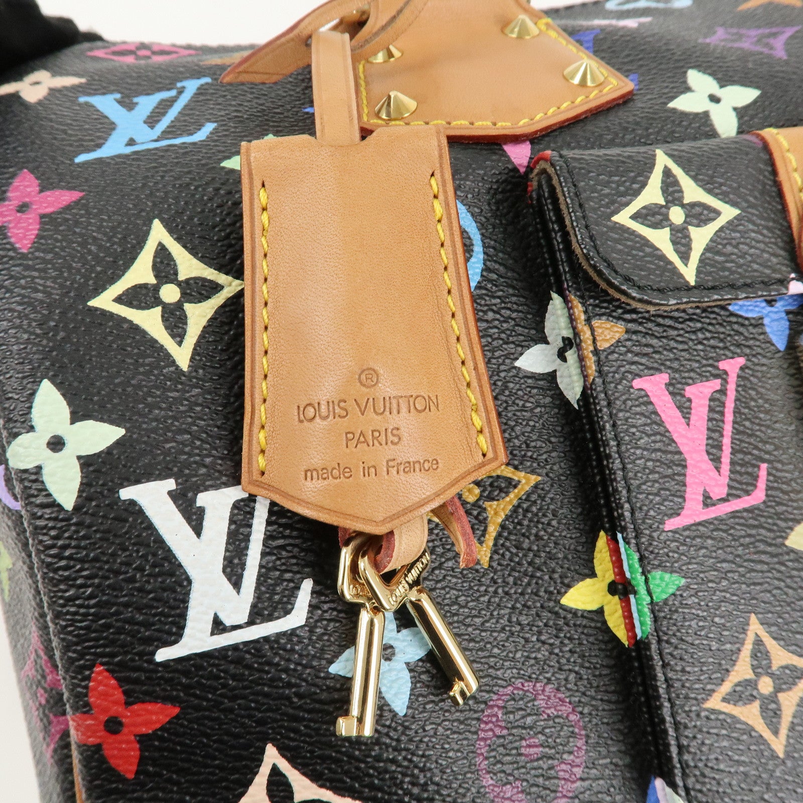 Louis Vuitton Monogram Multi Color Speedy 30 Hand Bag M92642 Used