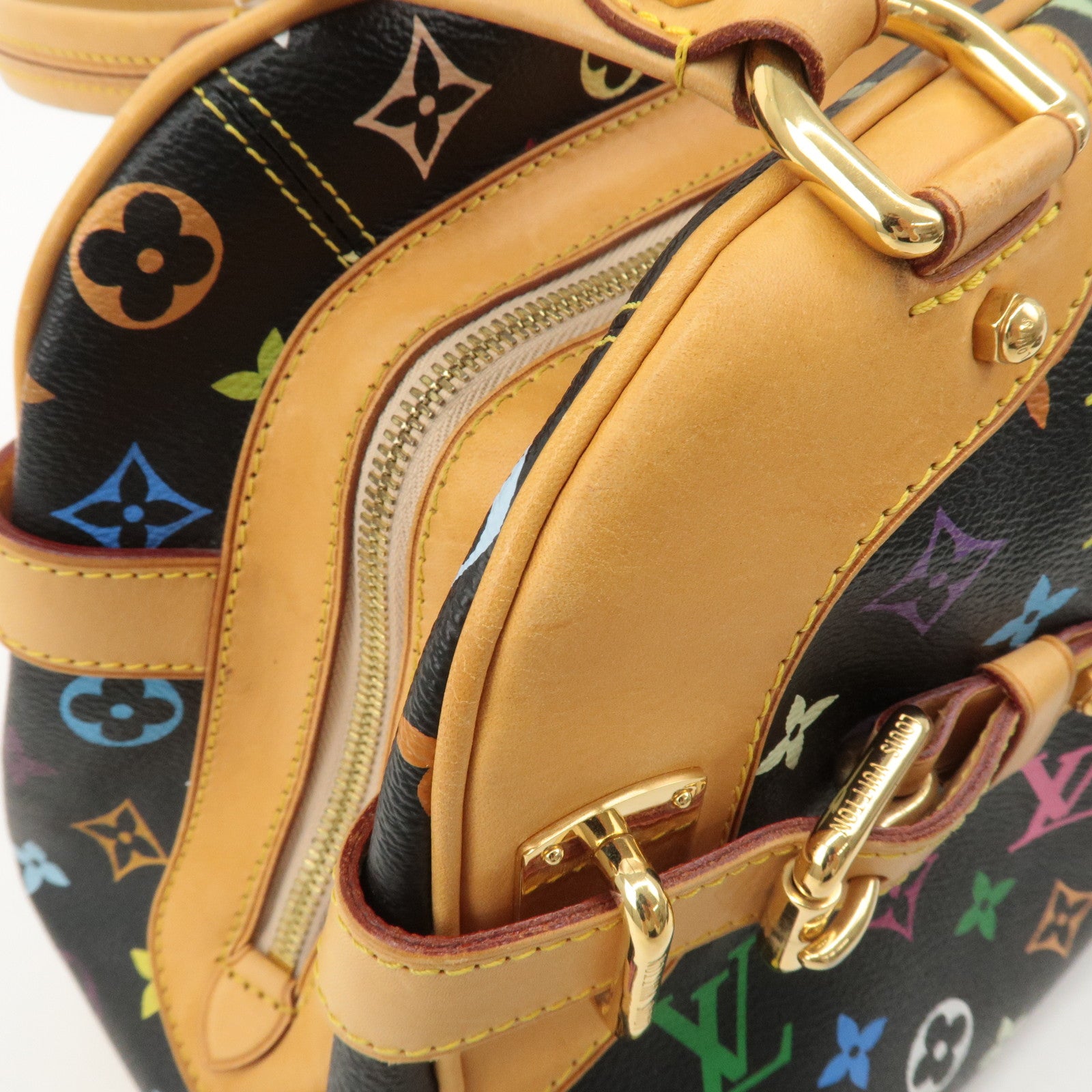 Louis Vuitton Monogram Multi Color Claudia Hand Bag M40194