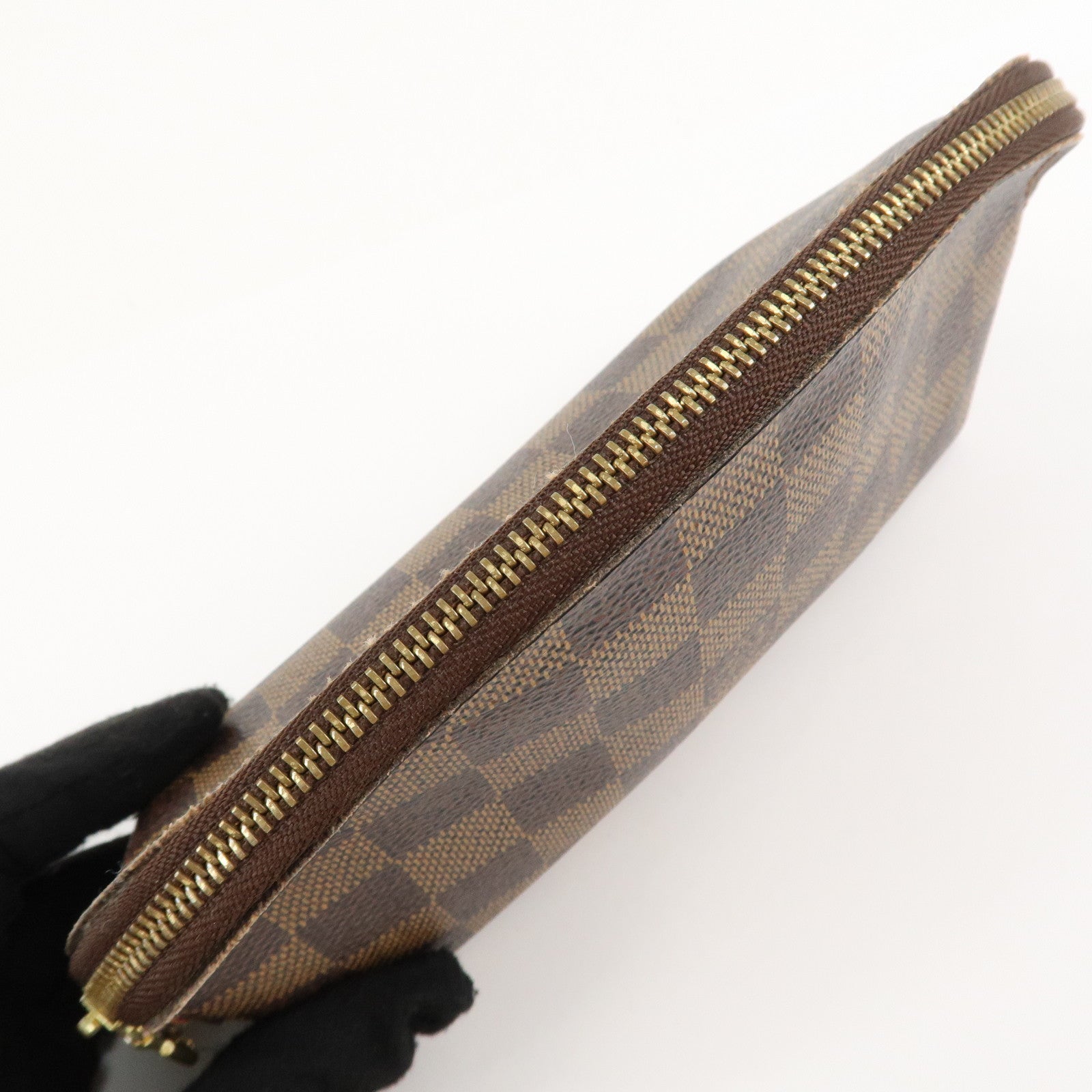 Louis Vuitton Damier Pochette Cosmetic Pouch N47516 Used