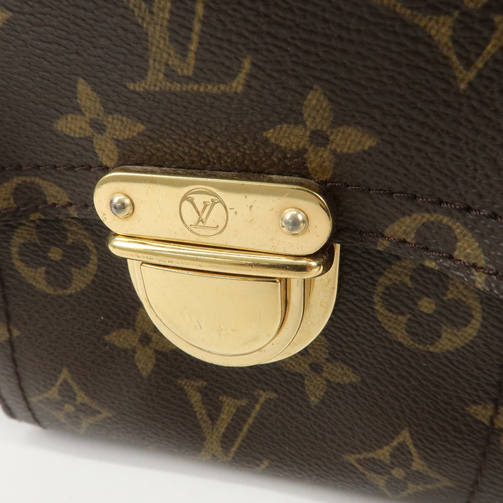 Louis Vuitton Monogram Manhattan GM Hand Bag Boston Bag M40025 Used