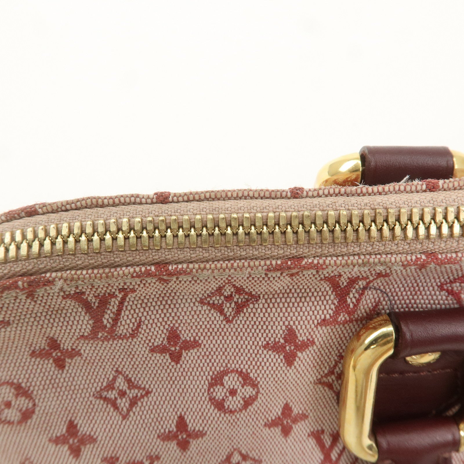 Louis Vuitton Monogram Mini Almaron Hand Bag Cerise M92207