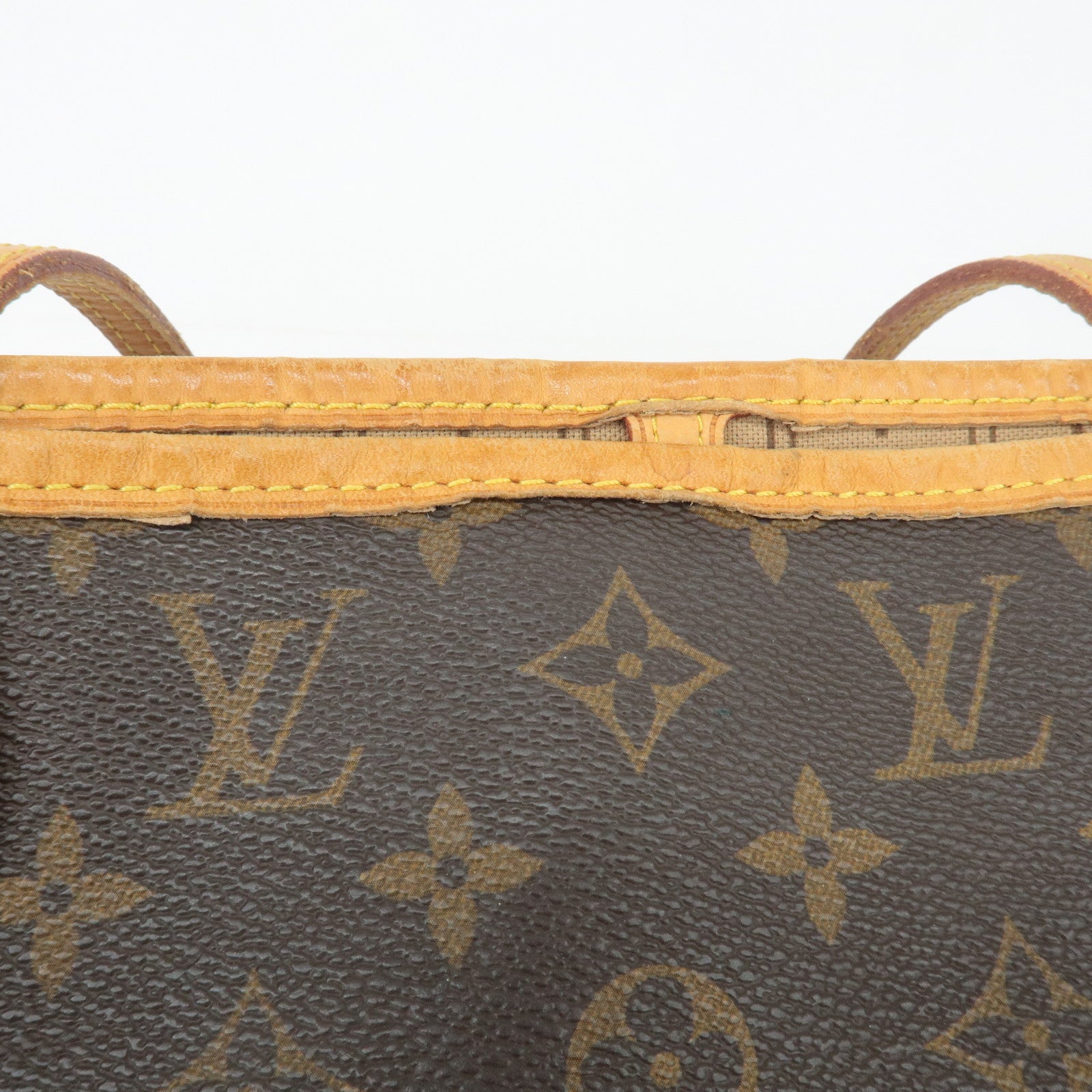 Louis Vuitton Monogram Neverfull MM Tote Bag Brown M40156 Used