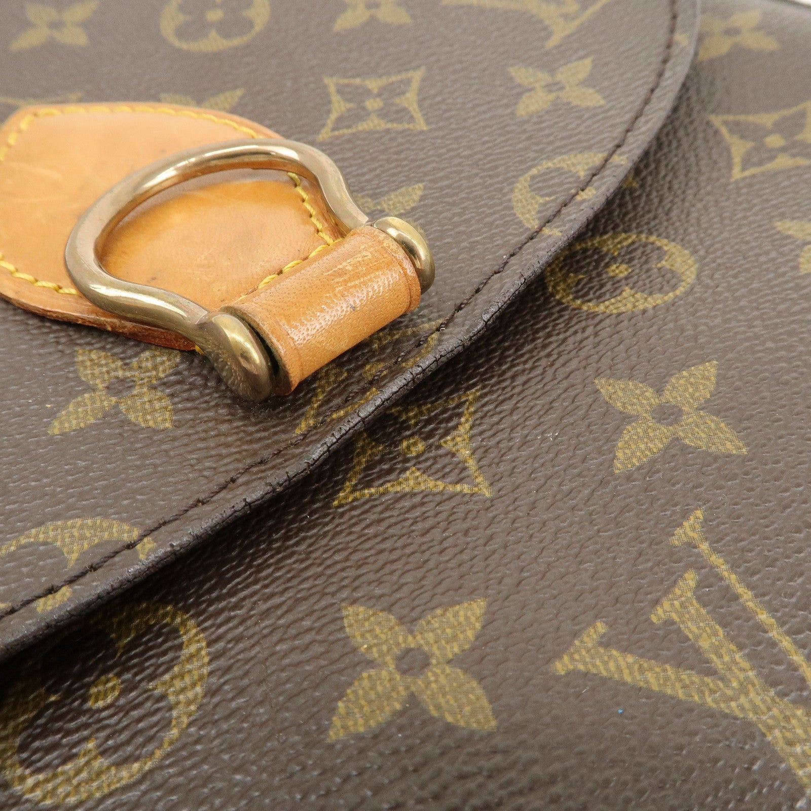 Louis Vuitton Monogram Saint Cloud GM Shoulder Bag Brown M51242