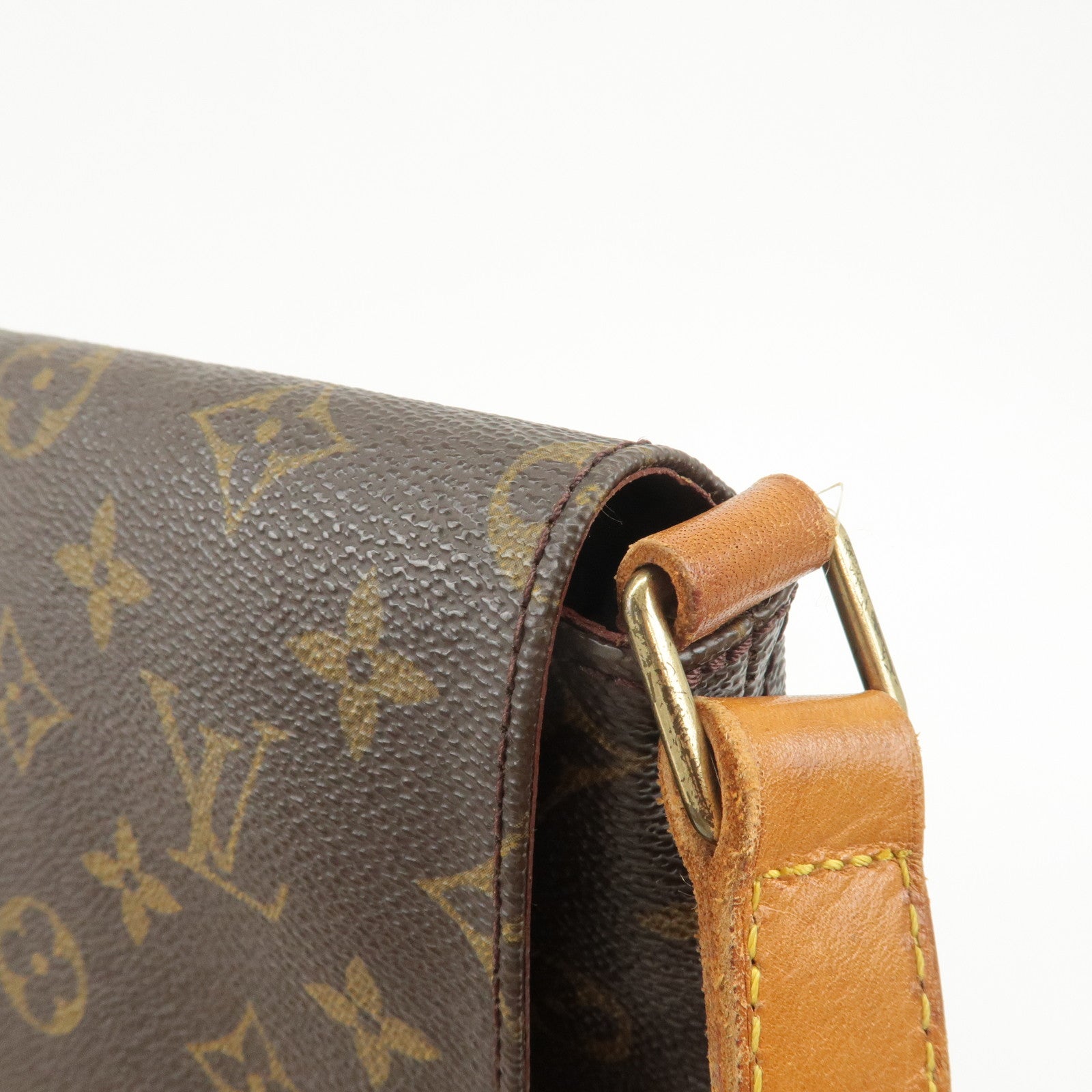 Louis Vuitton Monogram Musette Shoulder Crossbody Bag Brown M51256 Used