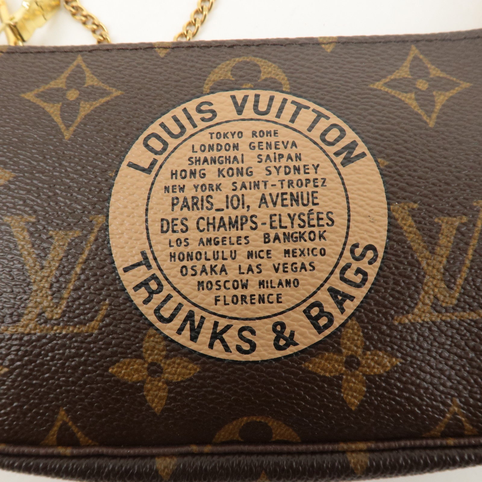 Louis Vuitton Monogram T&B Mini Pochette Accessoires Pouch M60153