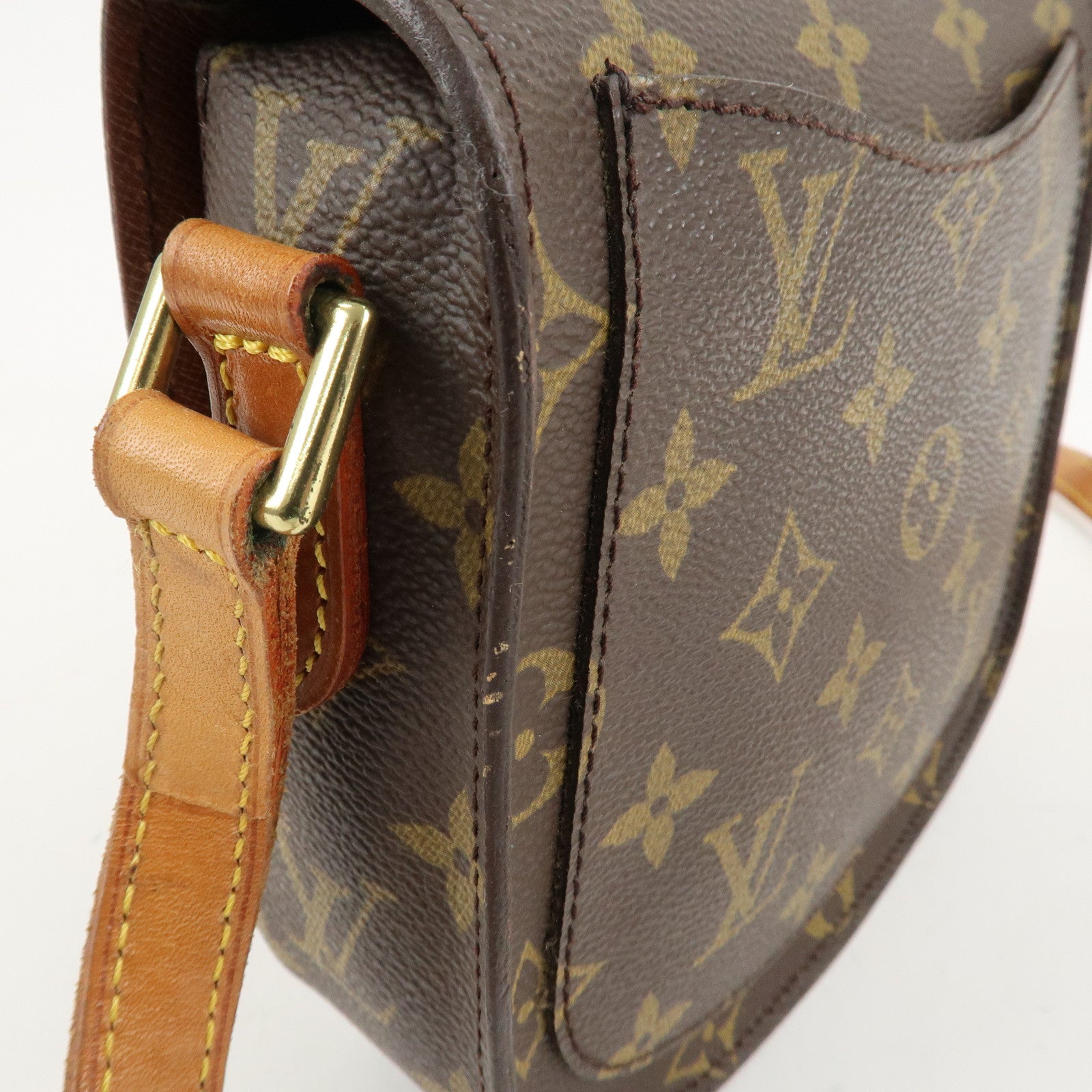 Louis Vuitton Monogram Mini Saint Cloud Shoulder Bag M51244 Used