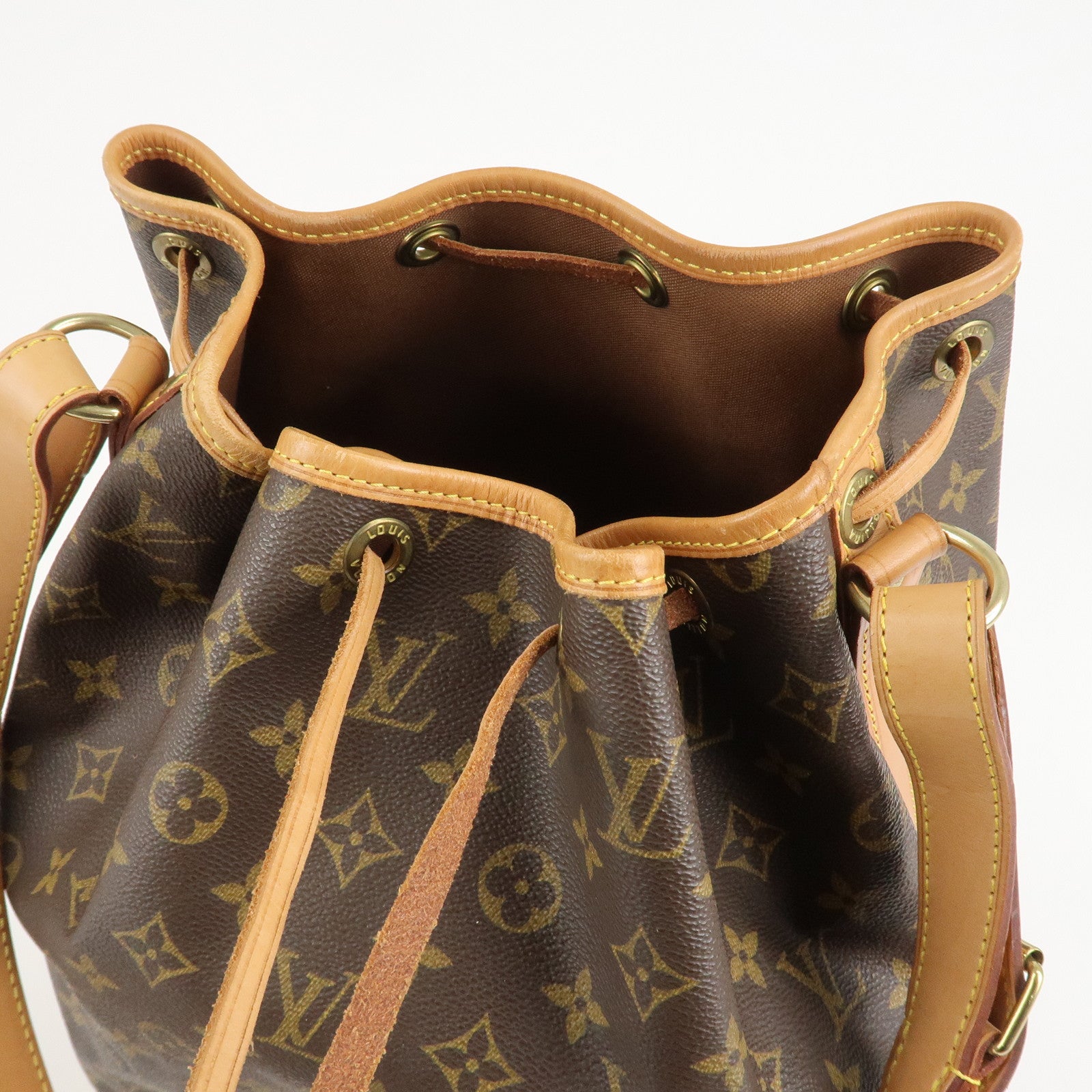 Louis Vuitton Monogram Noe Shoulder Bag Hand Bag Brown M42224