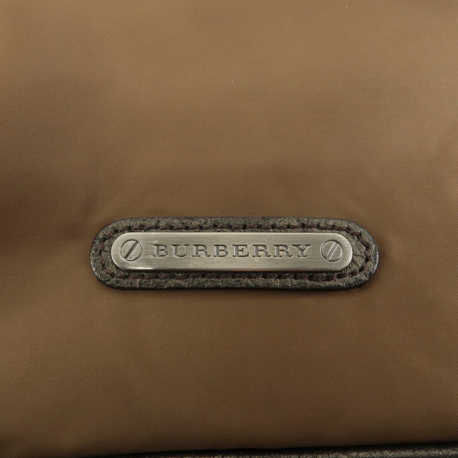 Burberry Nylon Leather One-Shoulder Bag