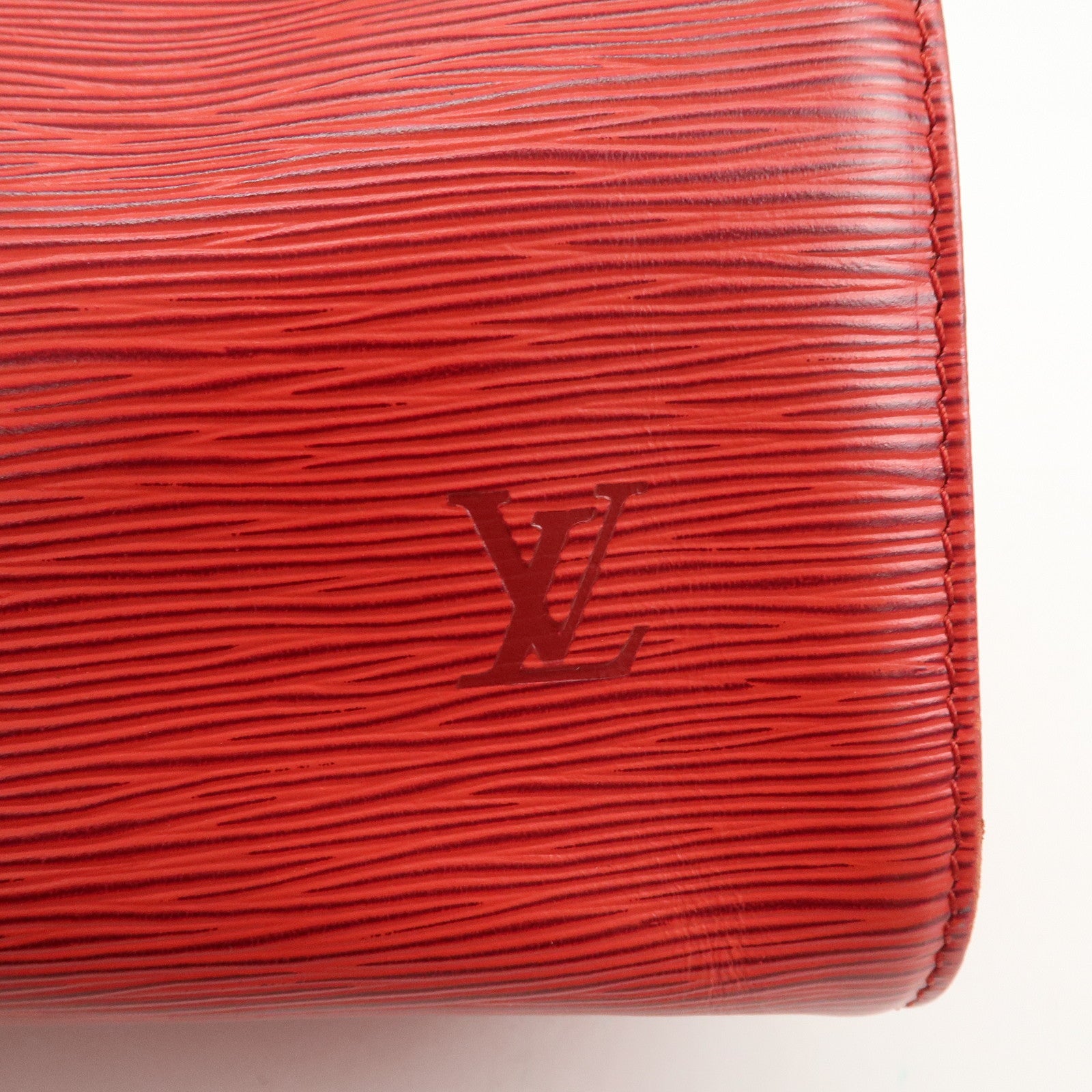 Louis Vuitton Epi Speedy 25 Hand Bag Castilian Red M43017 Used