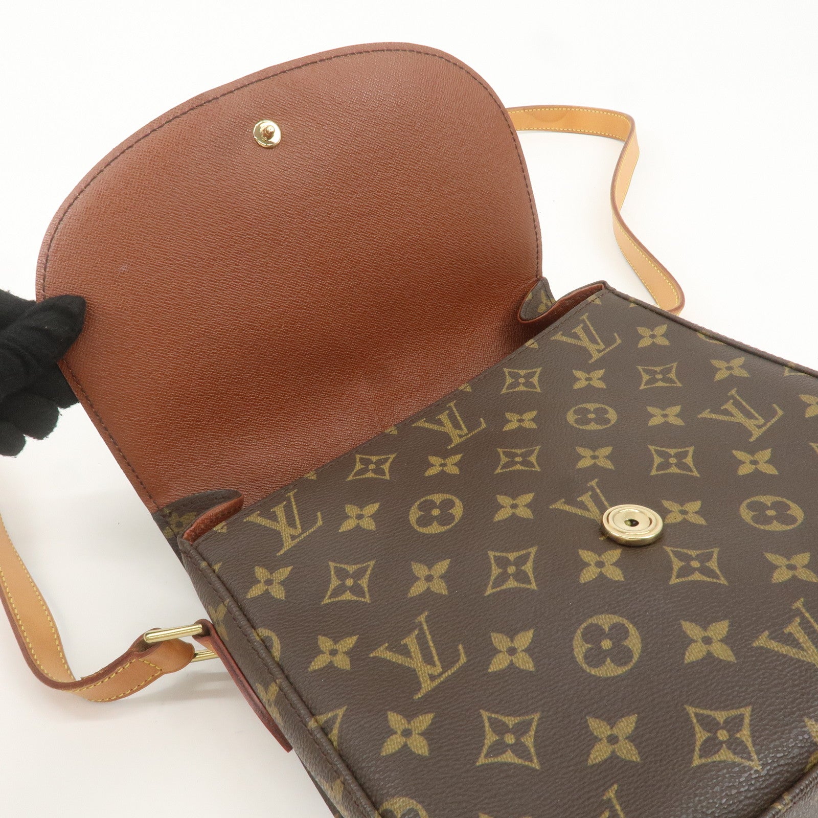 Louis Vuitton Monogram Saint Cloud GM Shoulder Bag M51242