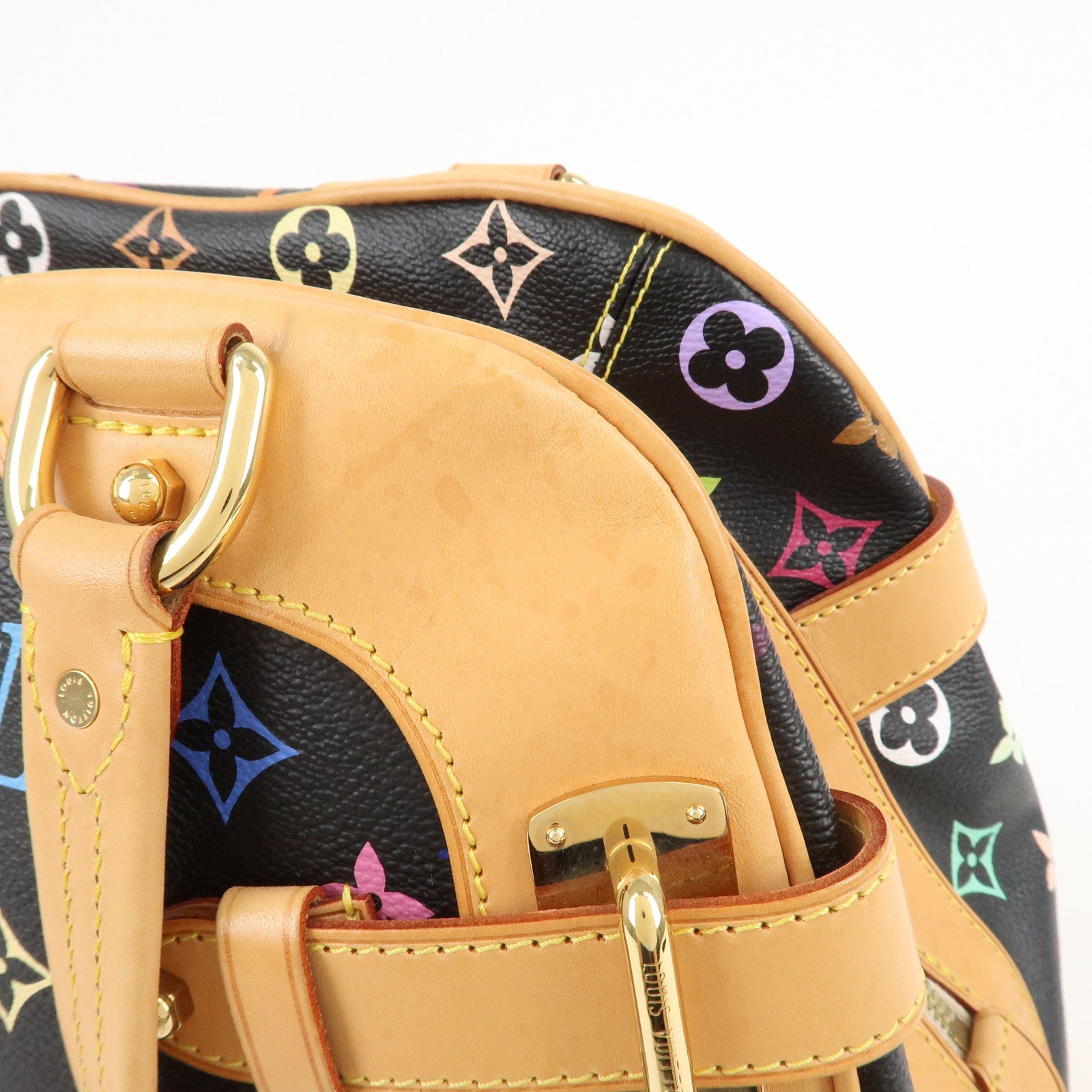 Louis Vuitton Monogram Multicolor Claudia Hand Bag M40194 Used