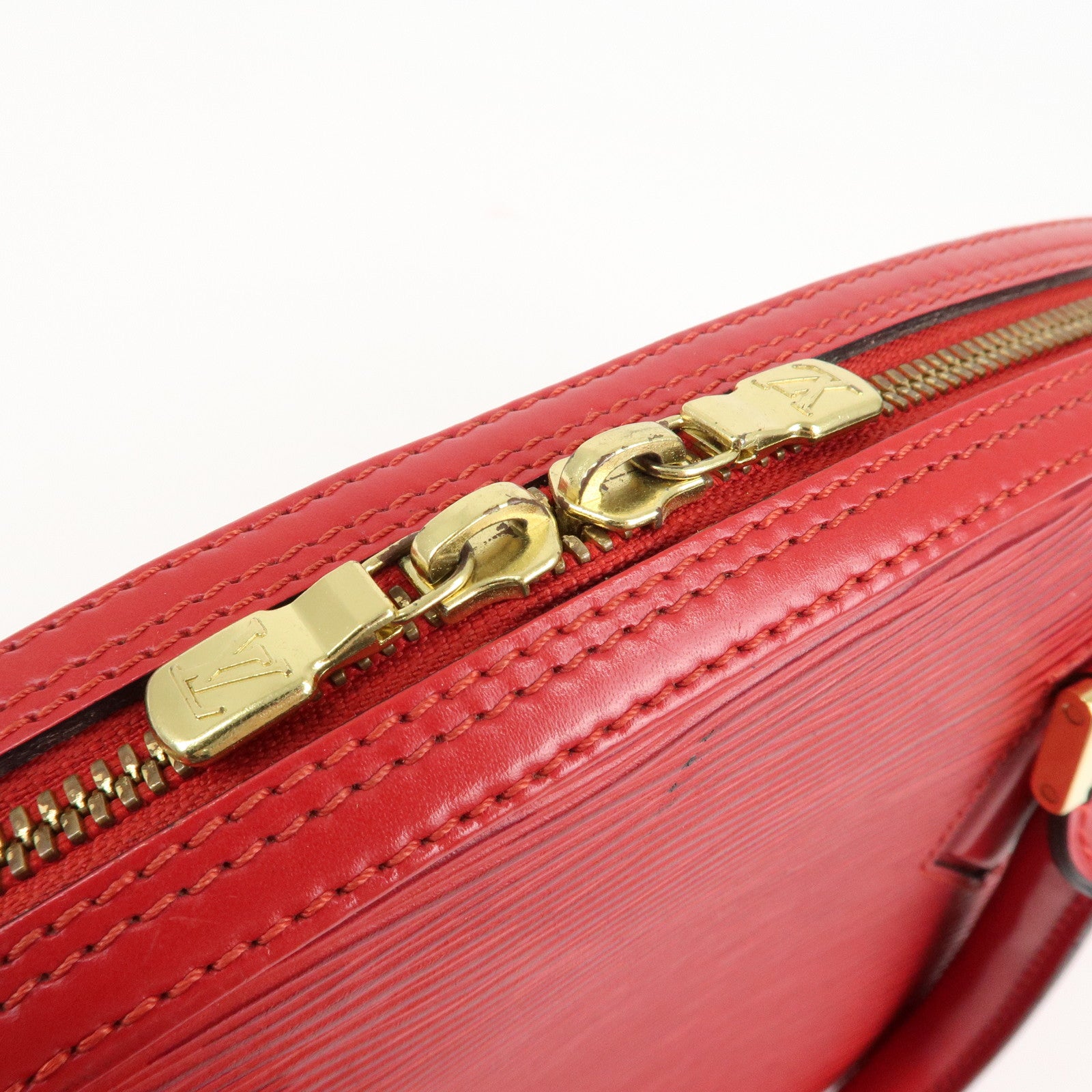 Louis Vuitton Epi Jasmine Hand Bag Castilian Red M52087