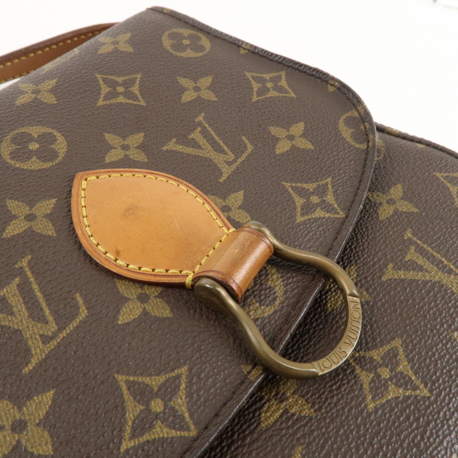 Louis Vuitton Monogram Saint Cloud MM Shoulder Bag Brown M51243