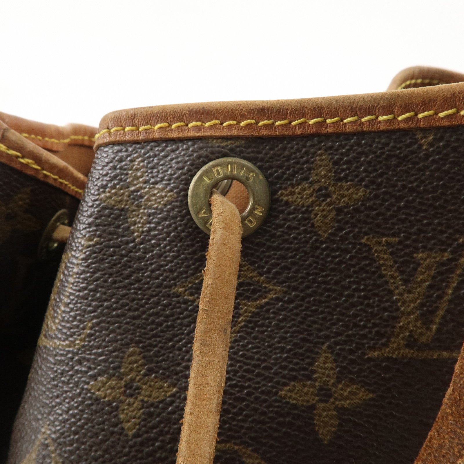 Louis Vuitton Monogram Petit Noe Shoulder Bag Brown M42226