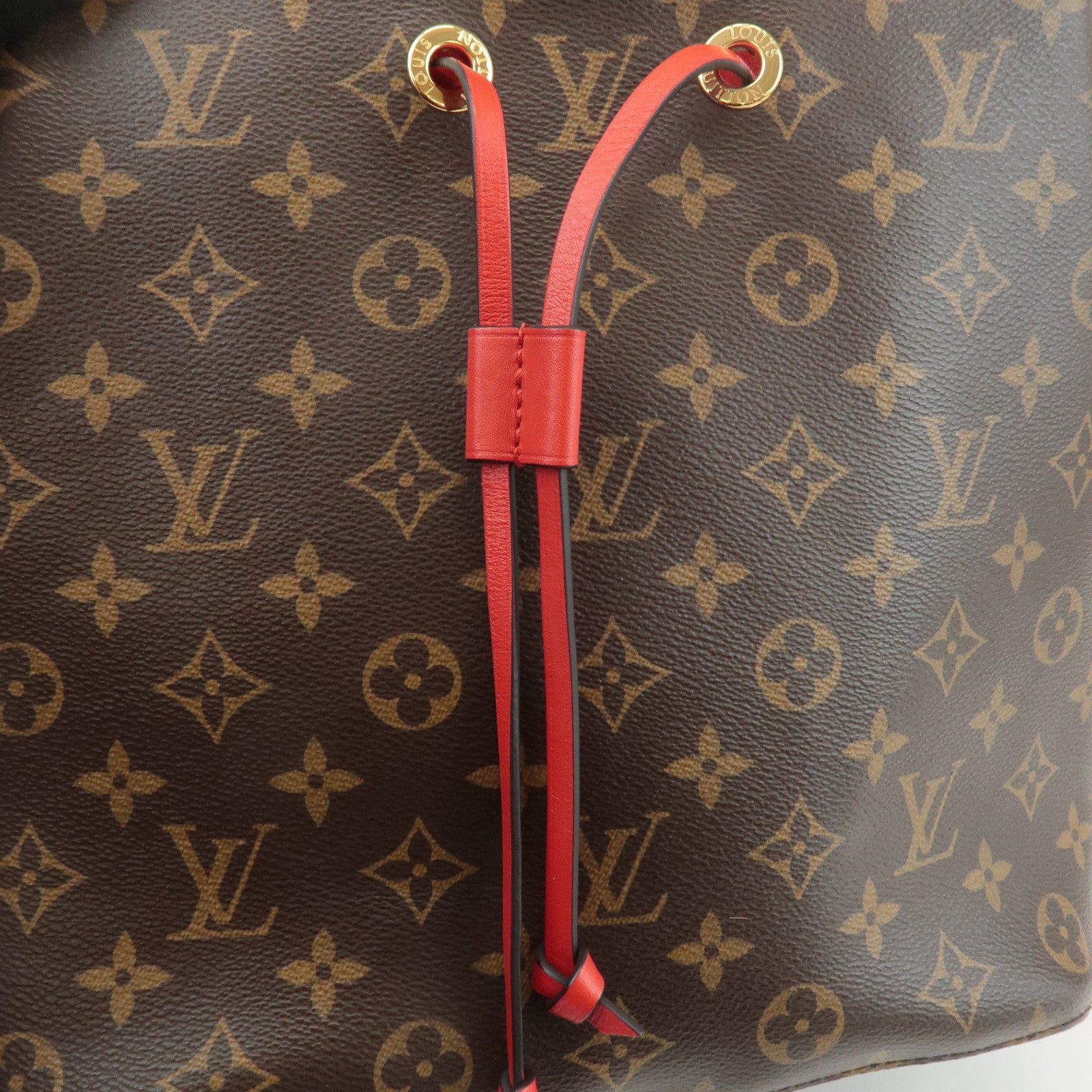 Louis Vuitton Monogram Neo Noe Shoulder Bag Brown M44021 Used