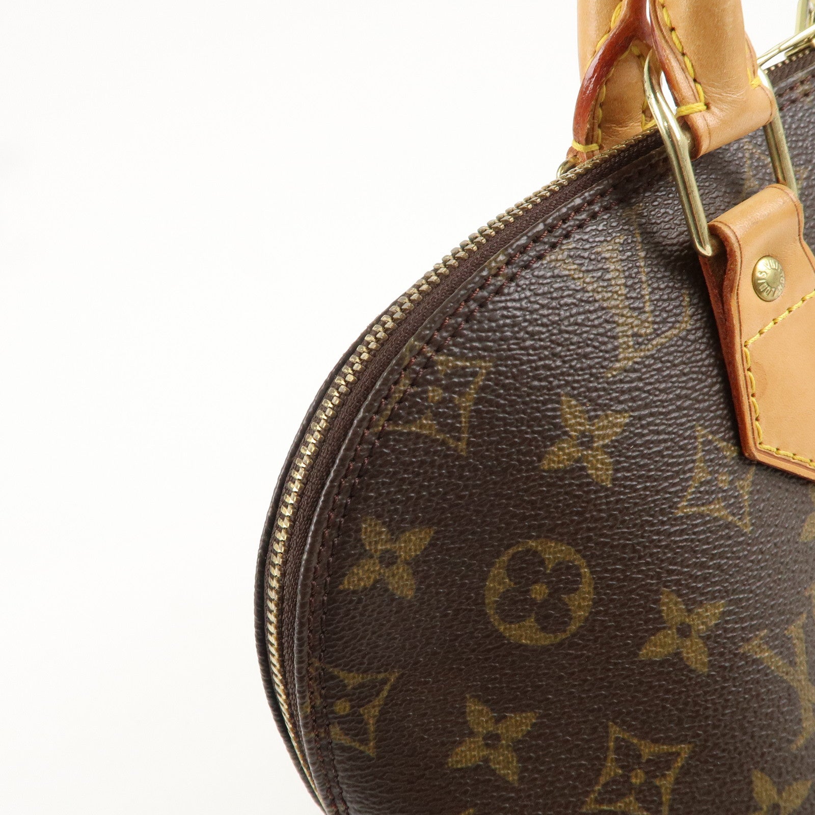 Louis Vuitton Monogram Alma Hand Bag Brown M51130