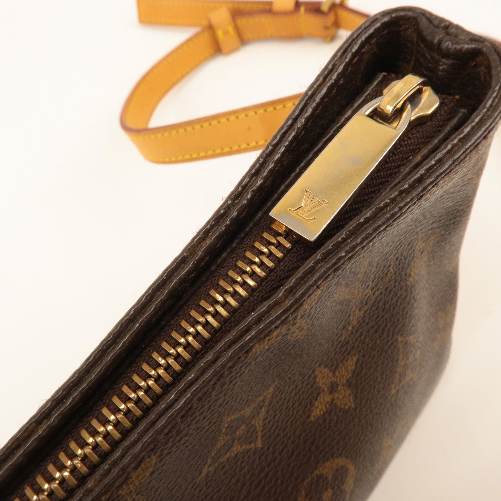 Louis Vuitton Monogram Trotteur Shoulder Bag Brown M51240