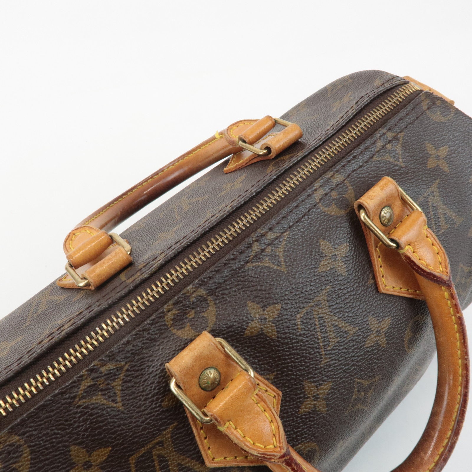 Louis Vuitton Monogram Speedy 25 Hand Bag Boston Bag M41528 Used