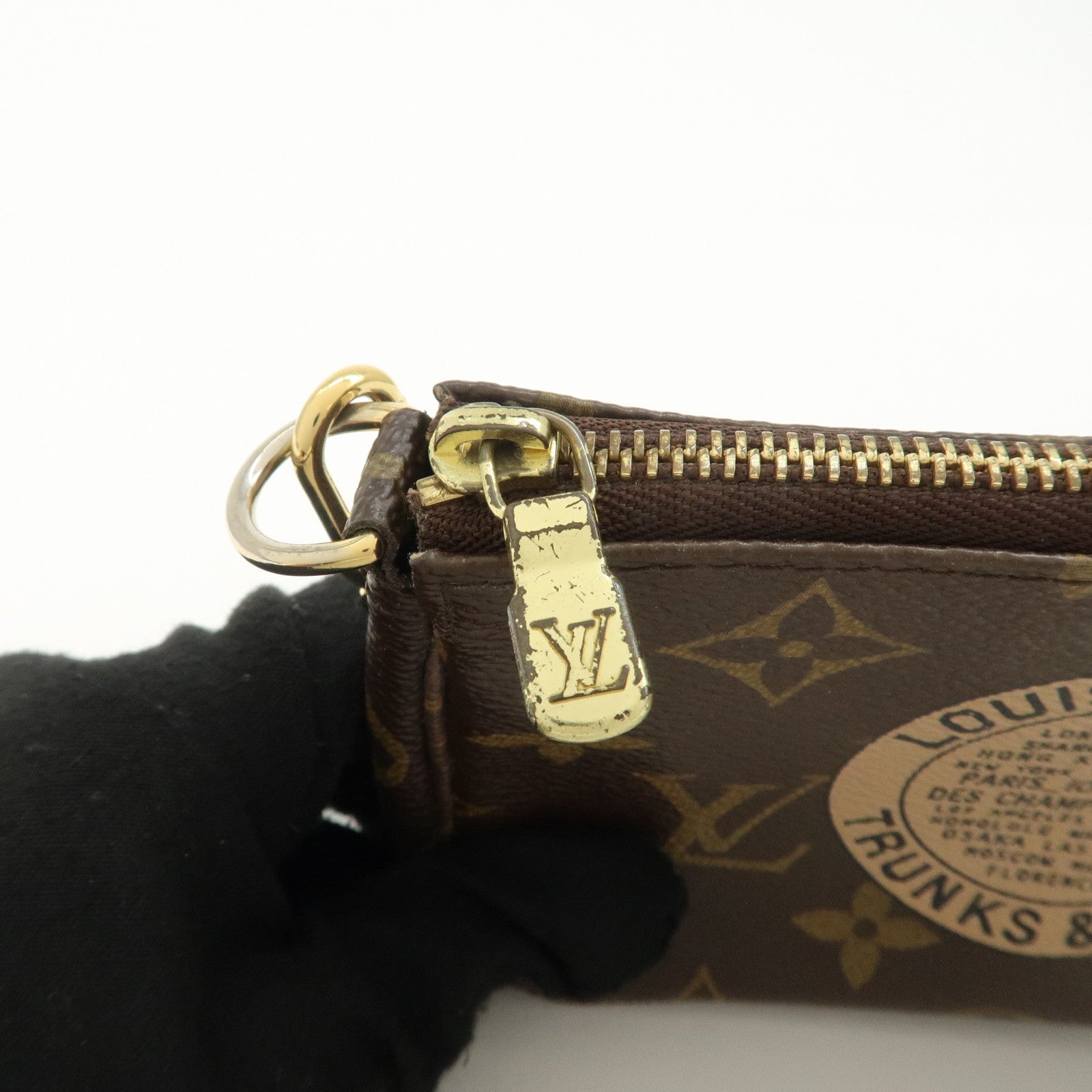 Louis Vuitton Monogram T&B Mini Pochette Accessoires Pouch M60153 Used