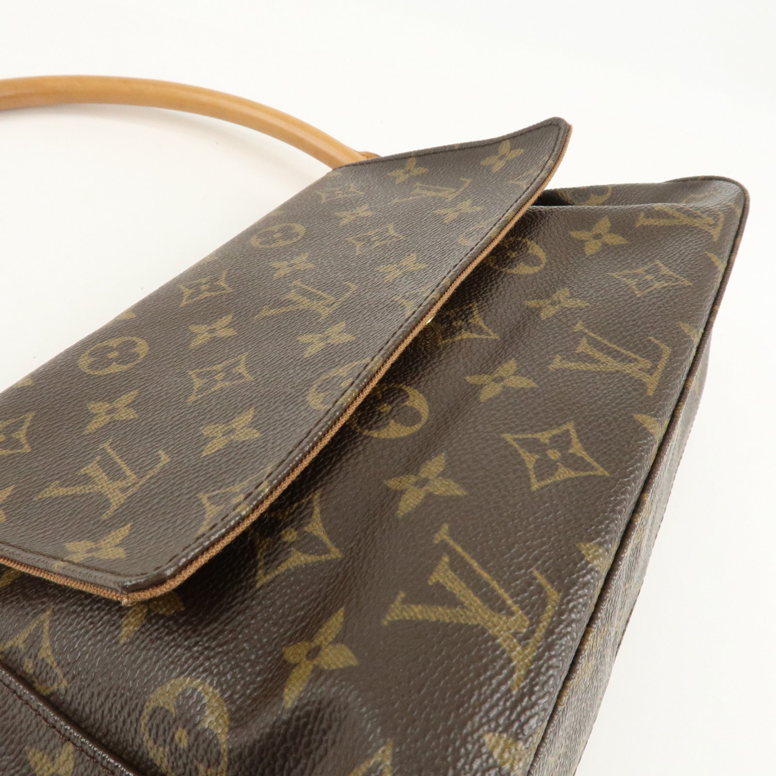 Louis Vuitton Monogram Mini Looping Shoulder Bag Hand Bag M51147 Used