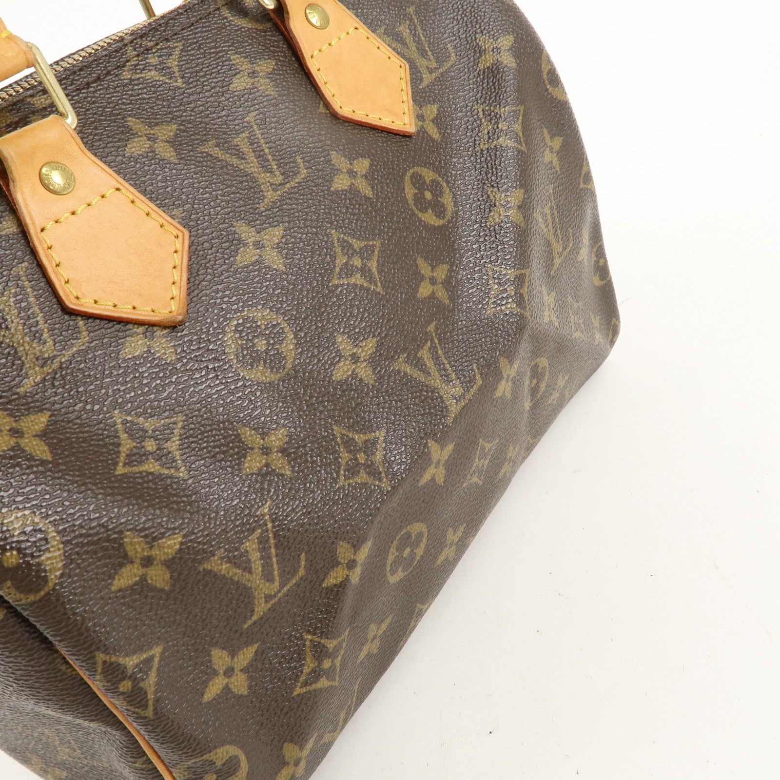 Louis Vuitton Monogram Speedy 25 Hand Bag Boston Bag M41528