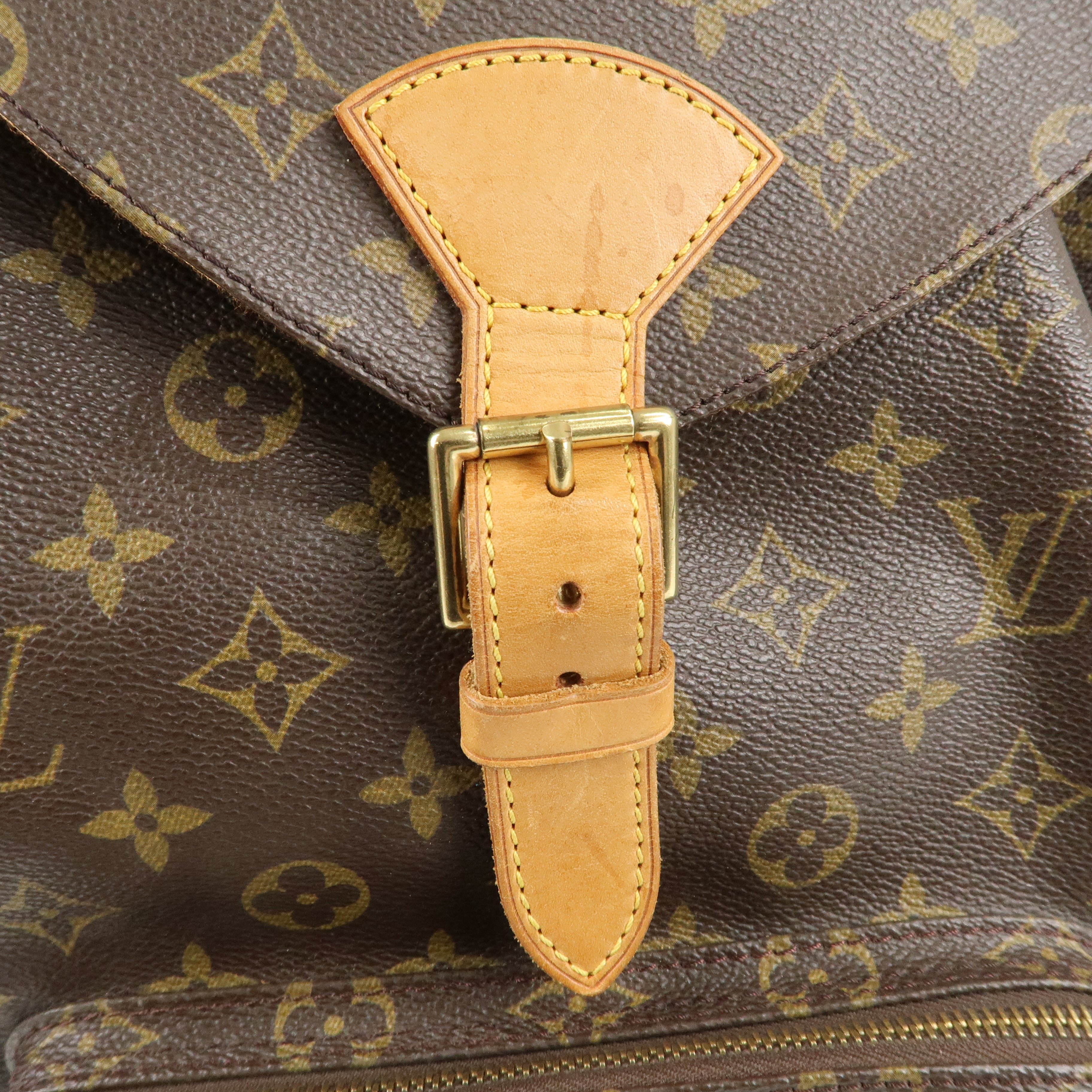 Louis Vuitton Monogram Montsouris GM Back Pack Brown M51135