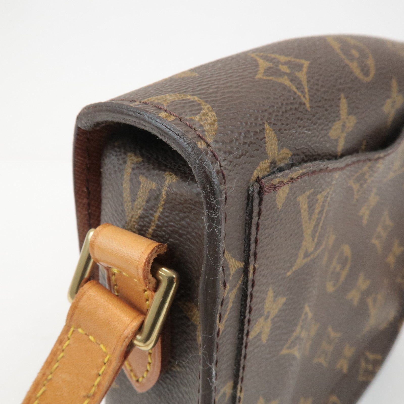 Louis Vuitton Monogram Mini Saint Cloud Shoulder Bag M51244 Used