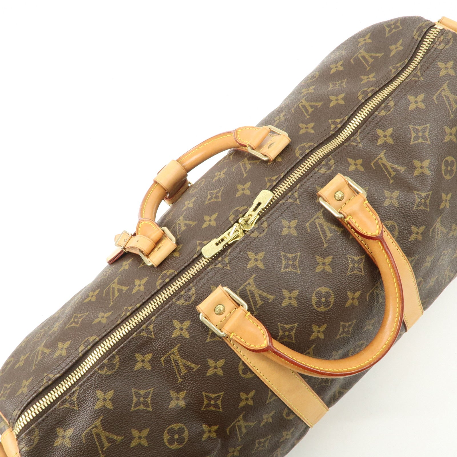 Louis Vuitton Monogram Keep All Bandouliere 50 Boston Bag M41416 Used