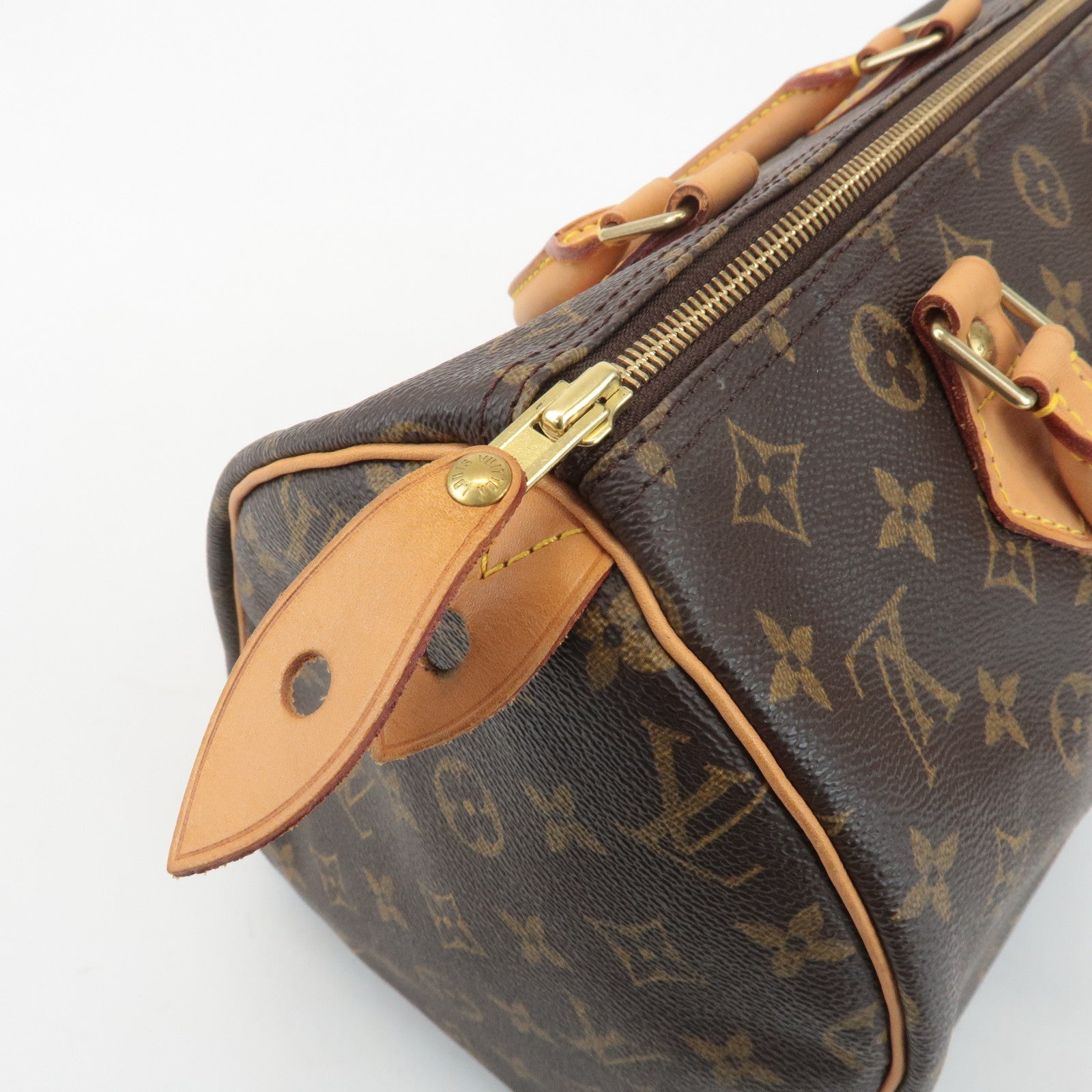 Louis Vuitton Monogram Speedy 30 Hand Bag Boston Bag M41526 Used