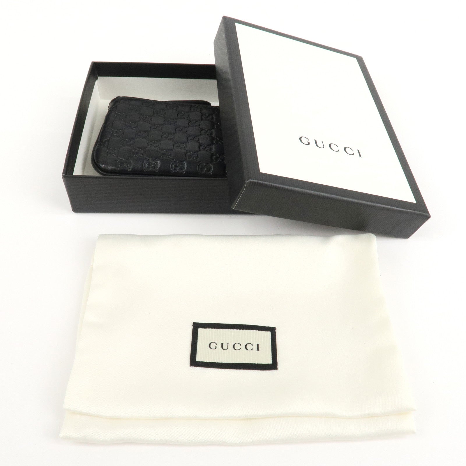 GUCCI Micro Guccisima Micro Guccisima Leather Coin Case 5444476 Used