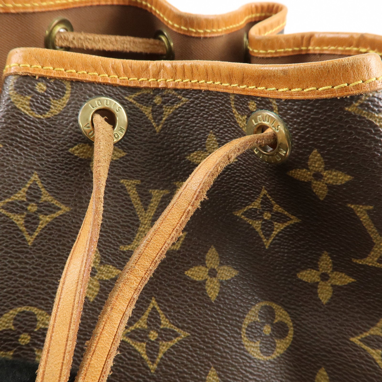 Louis Vuitton Monogram Noe Shoulder Bag Hand Bag Brown M42224