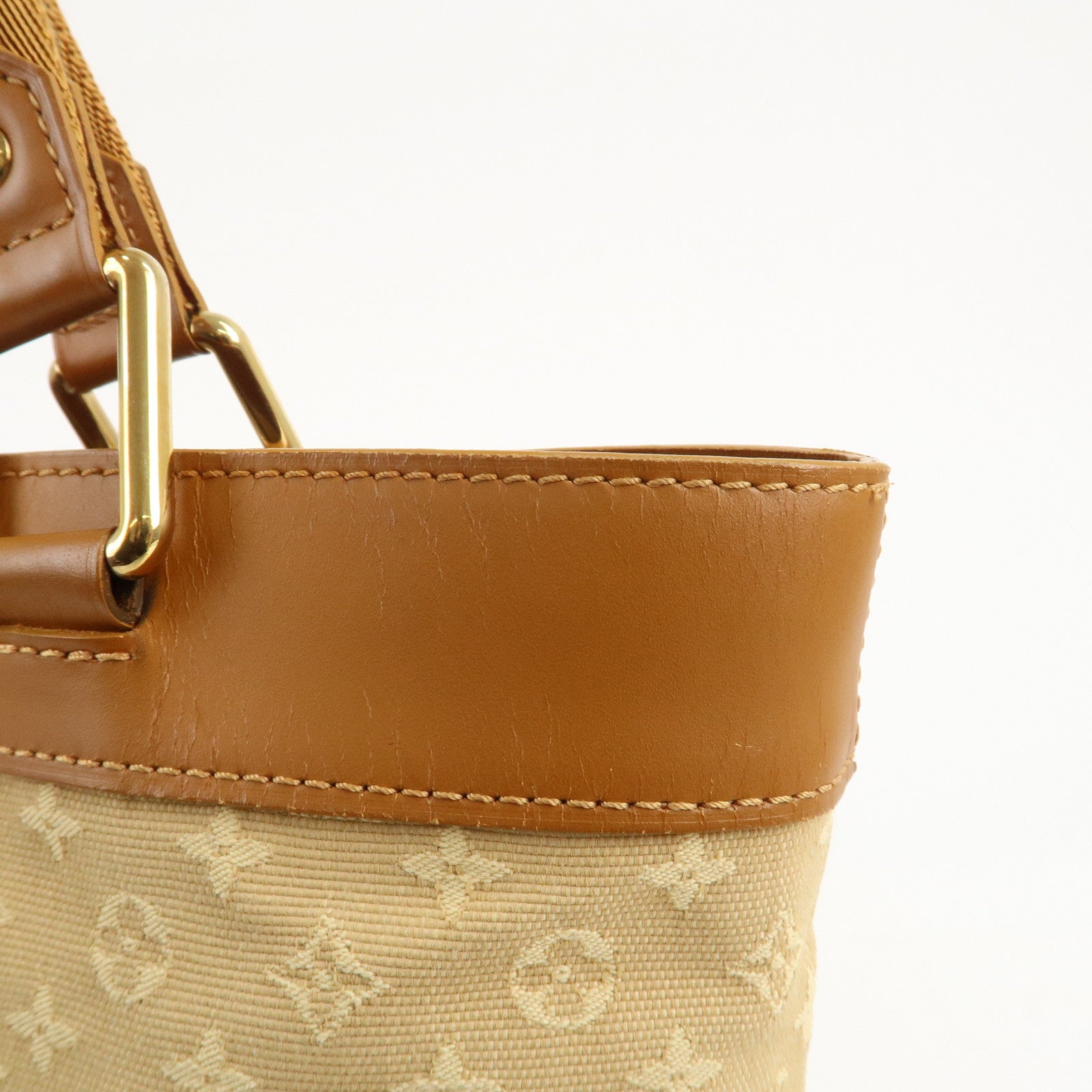 Louis Vuitton Monogram Mini Lucille GM Tote Bag Beige M92683