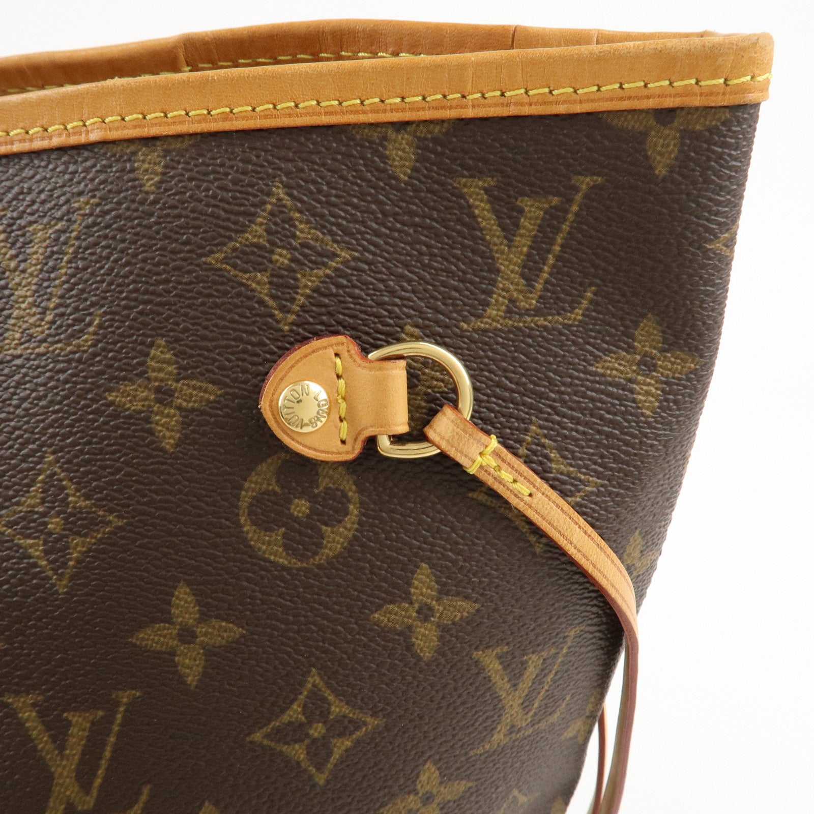 Louis Vuitton Monogram Neverfull MM Tote Bag Brown M40156 Used