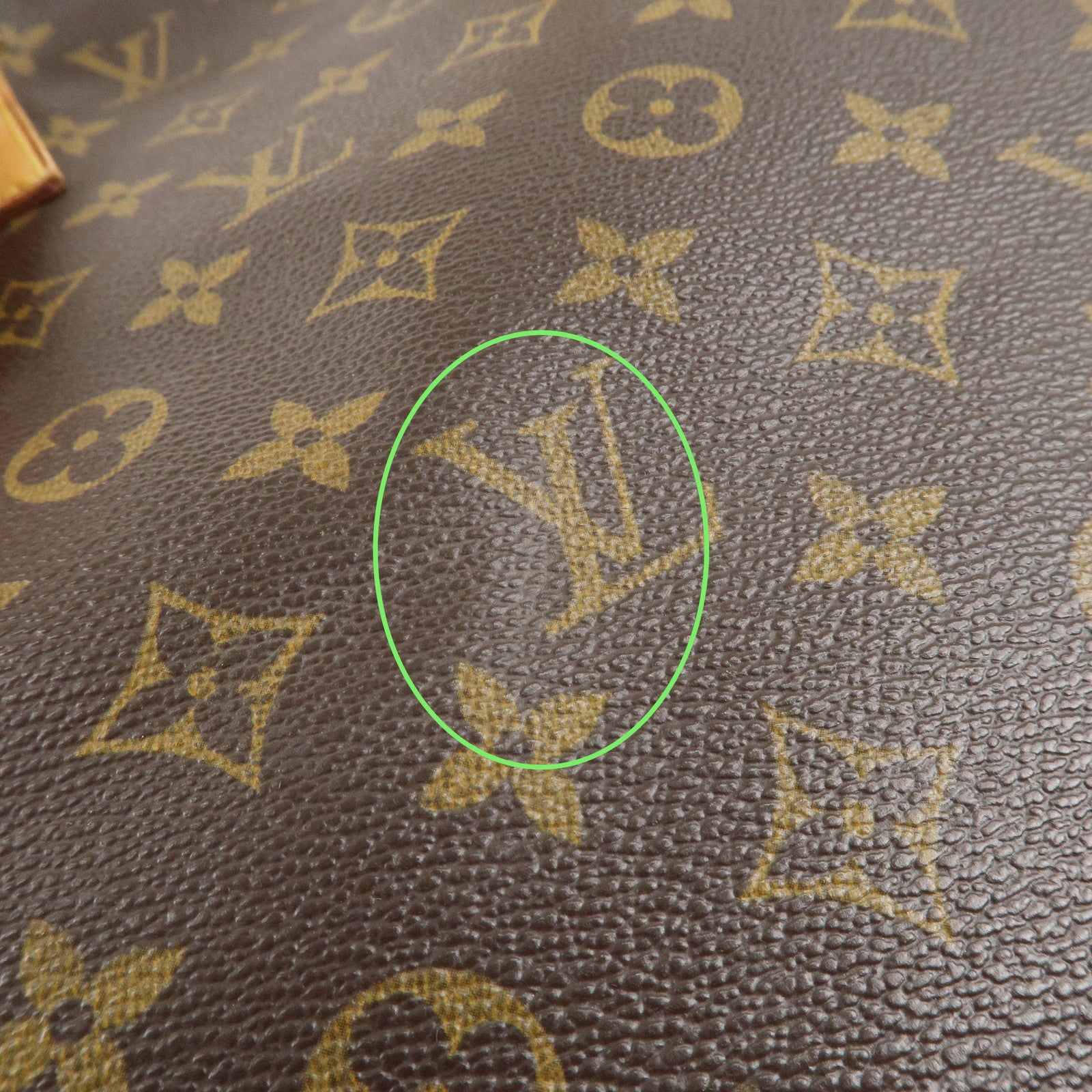 Louis Vuitton Monogram Cabas Mezzo Tote Bag Brown M51151