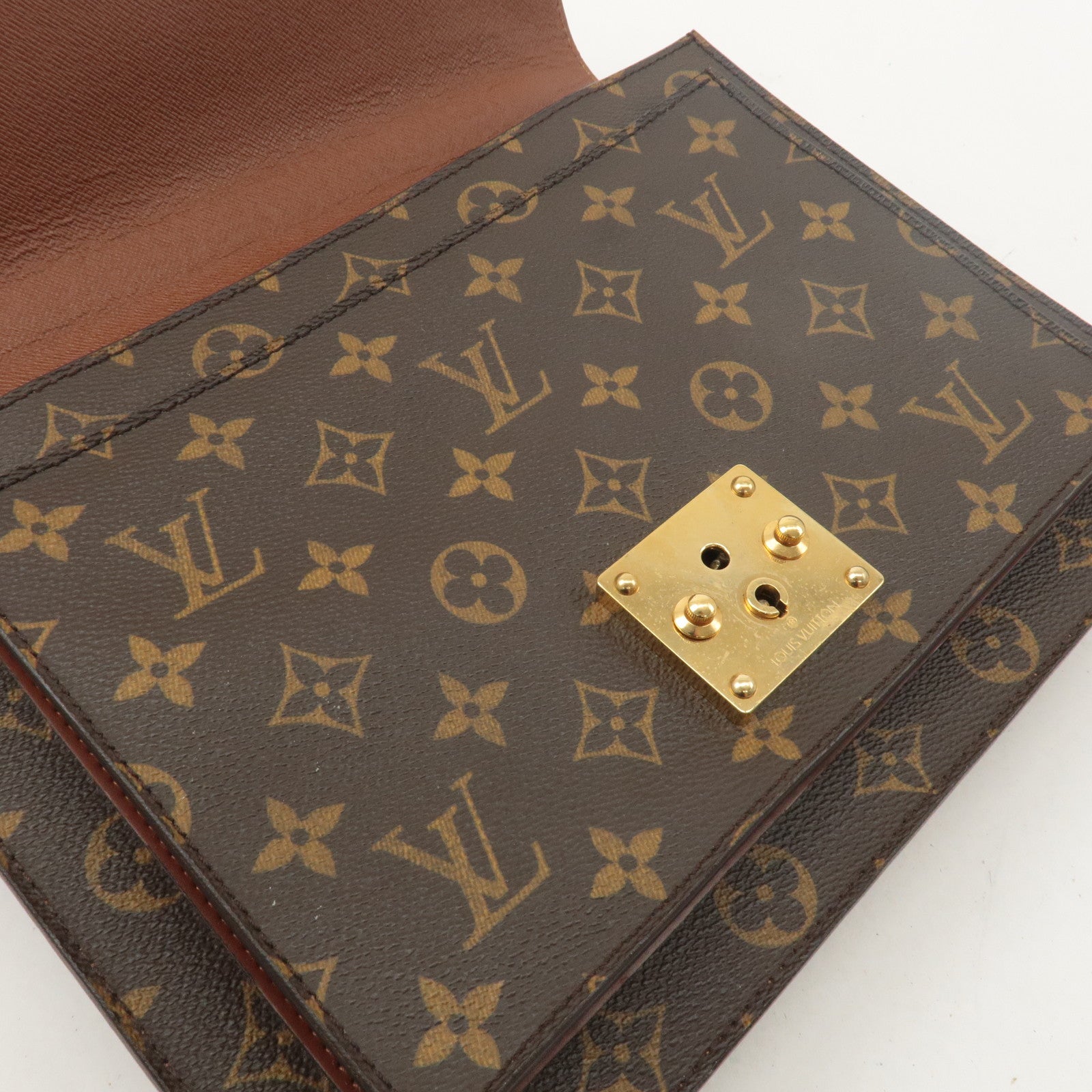 Louis Vuitton Monogram Monceau 28 Hand Bag Brief Case M51185