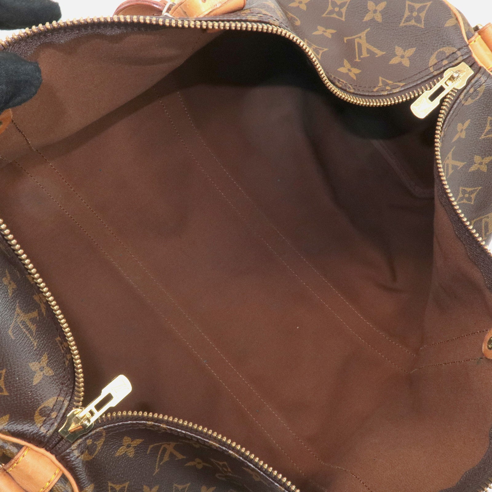 Louis Vuitton Monogram Keep All 50 Boston Bag Brown M41416