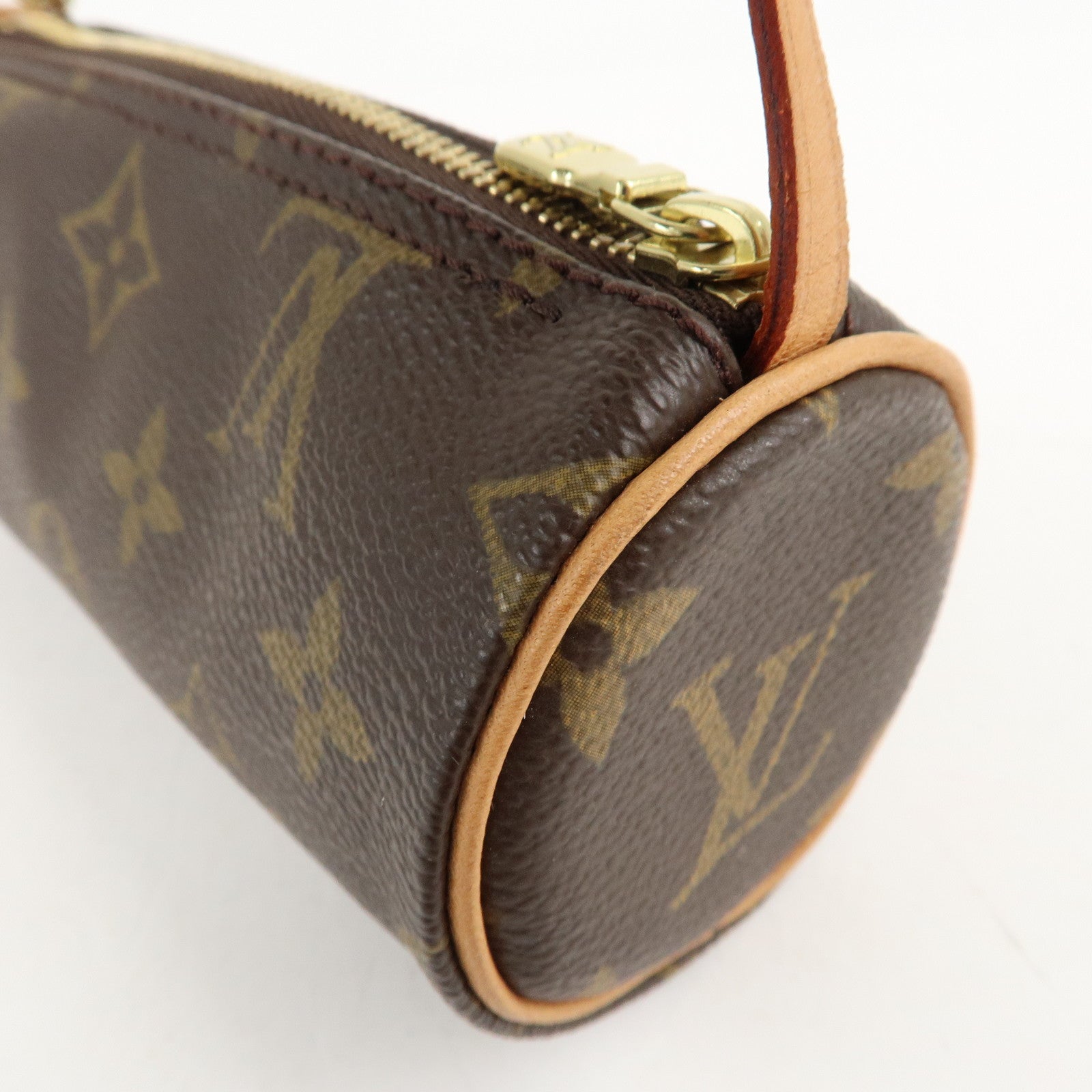 Louis Vuitton Monogram Mini Pouch for Papillon Bag Brown Used