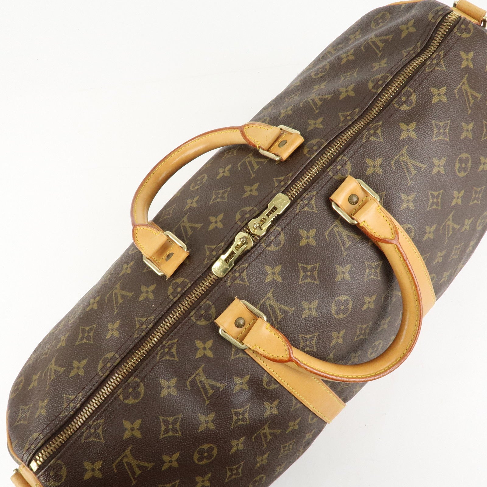 Louis Vuitton Monogram Keep All Bandouliere 50 Boston Bag M41416 Used