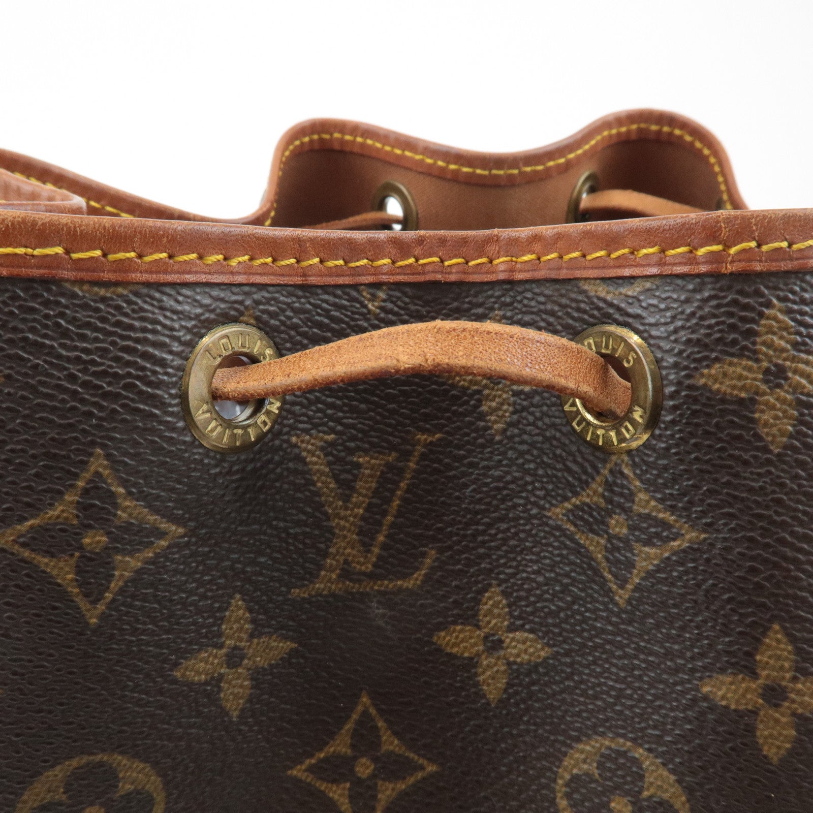 Louis Vuitton Monogram Petit Noe Shoulder Bag Brown M42226 Used