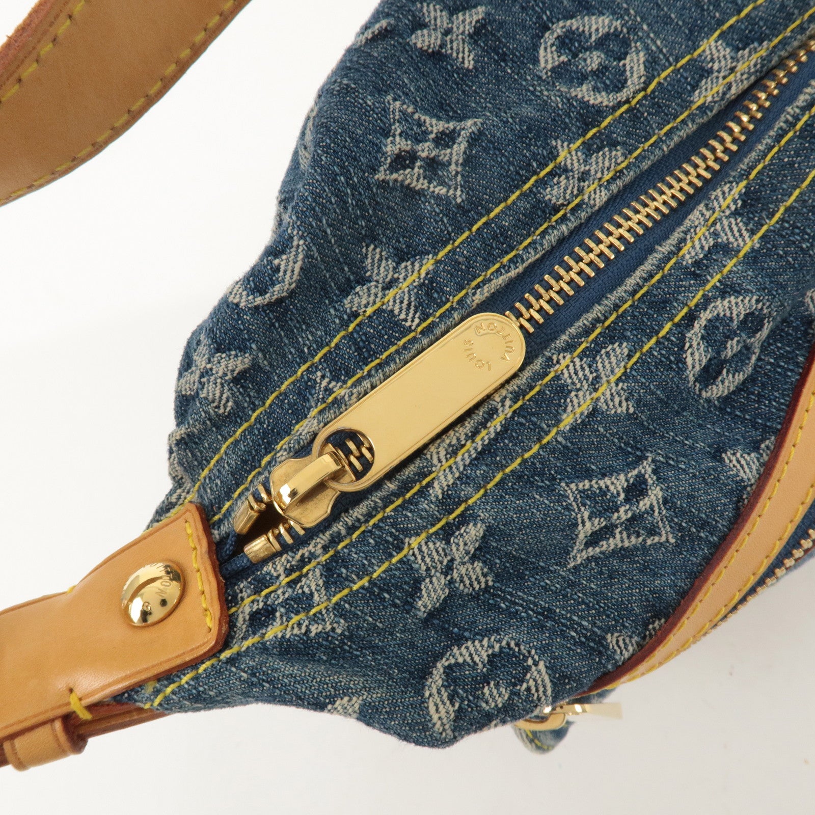 Louis Vuitton Monogram Denim Baggy PM Shoulder Bag M95049