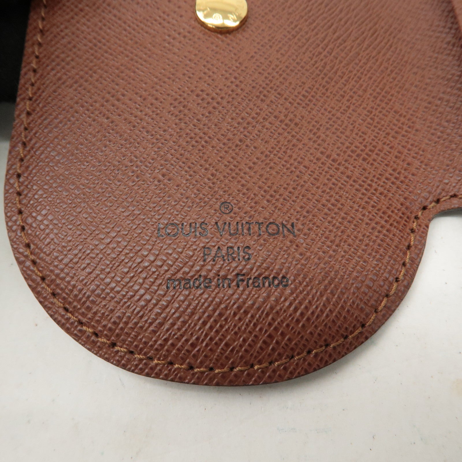 Louis Vuitton Monogram Rond GM Key Case Brown M60116