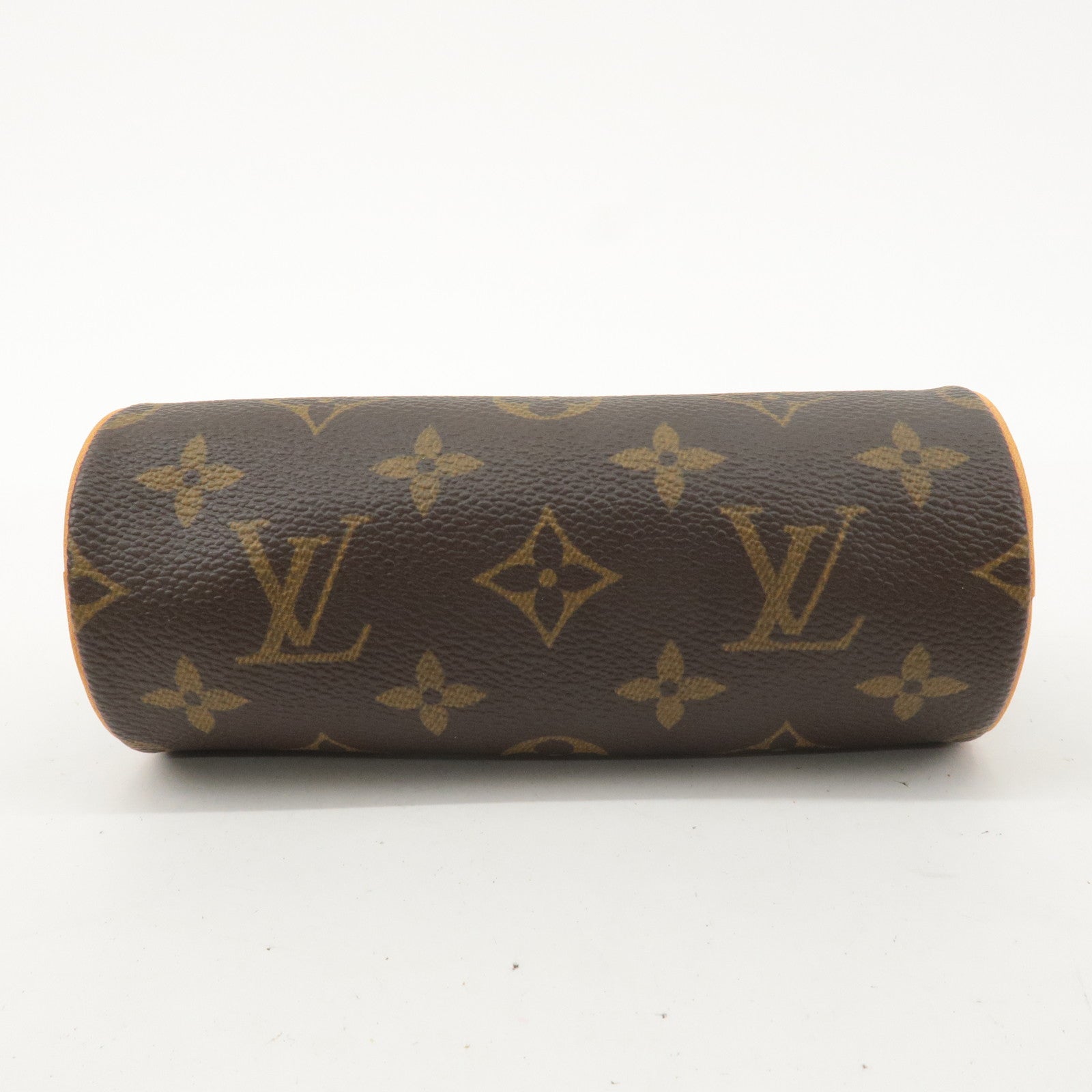 Louis Vuitton Monogram Papillon 30 Hand Bag 
Pouch Brown M51385