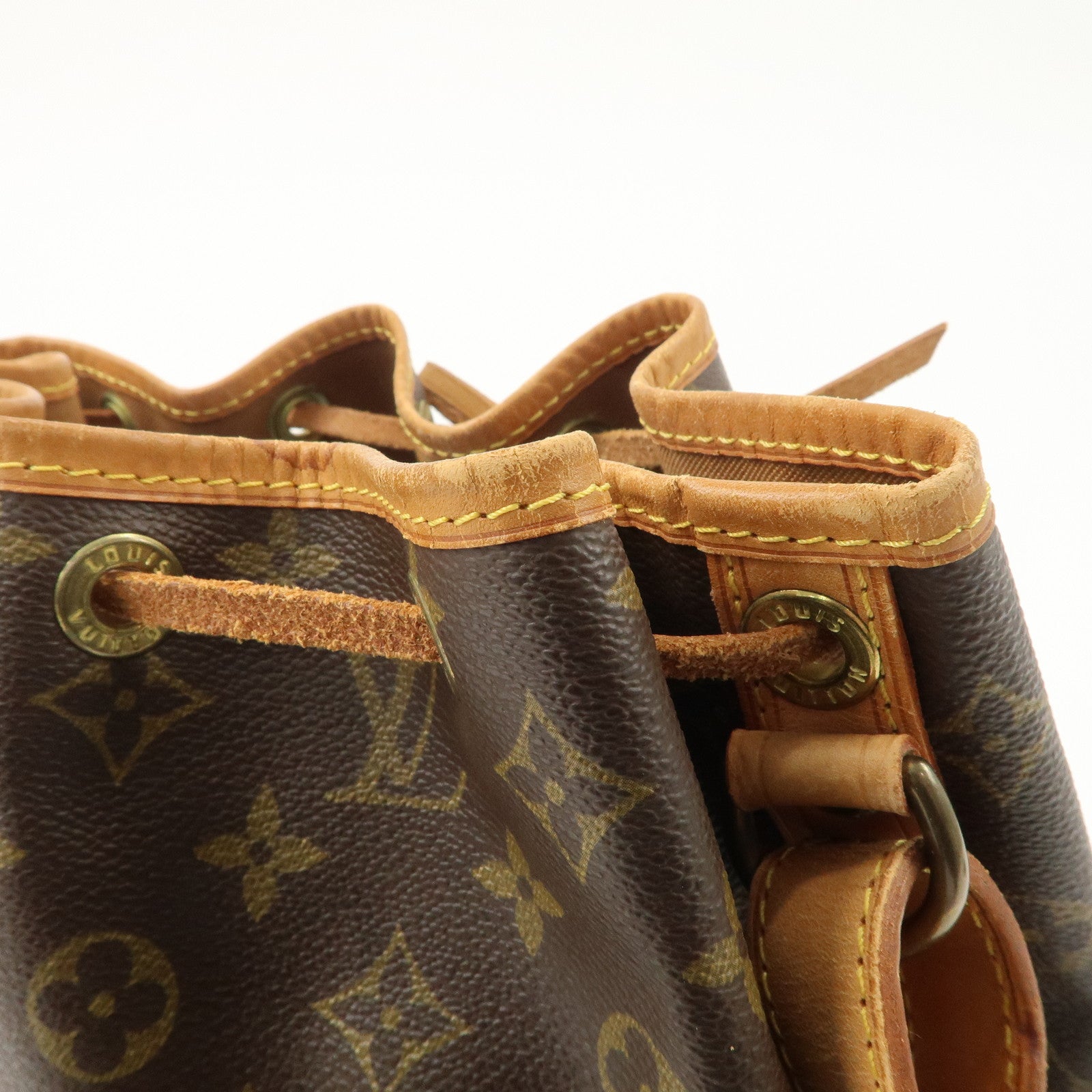 Louis Vuitton Monogram Petit Noe Shoulder Bag Brown M42226