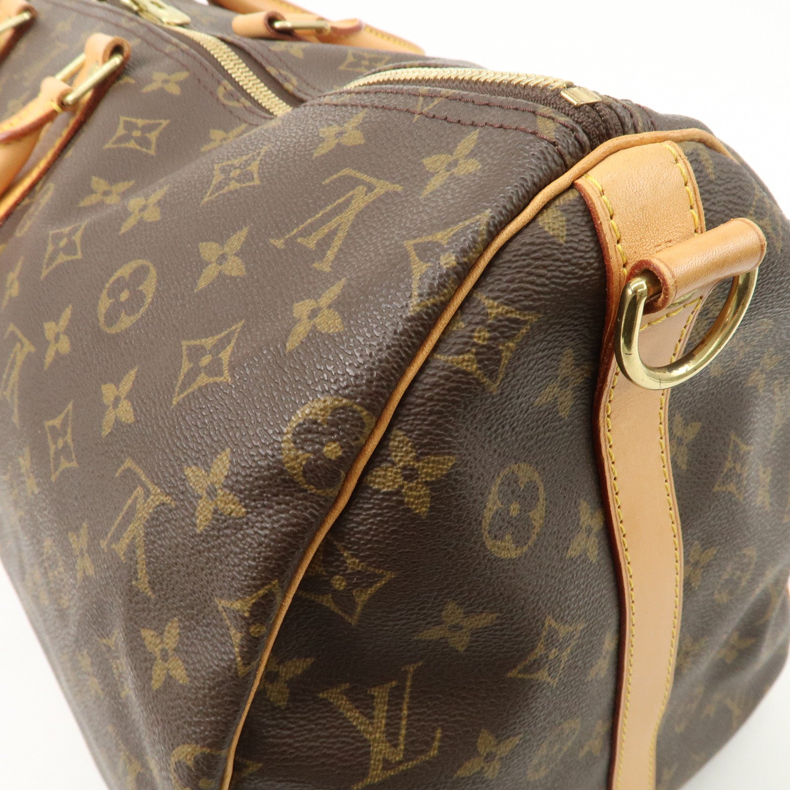 Louis Vuitton Monogram Keep All Bandouliere 55 Boston Bag M41414 Used