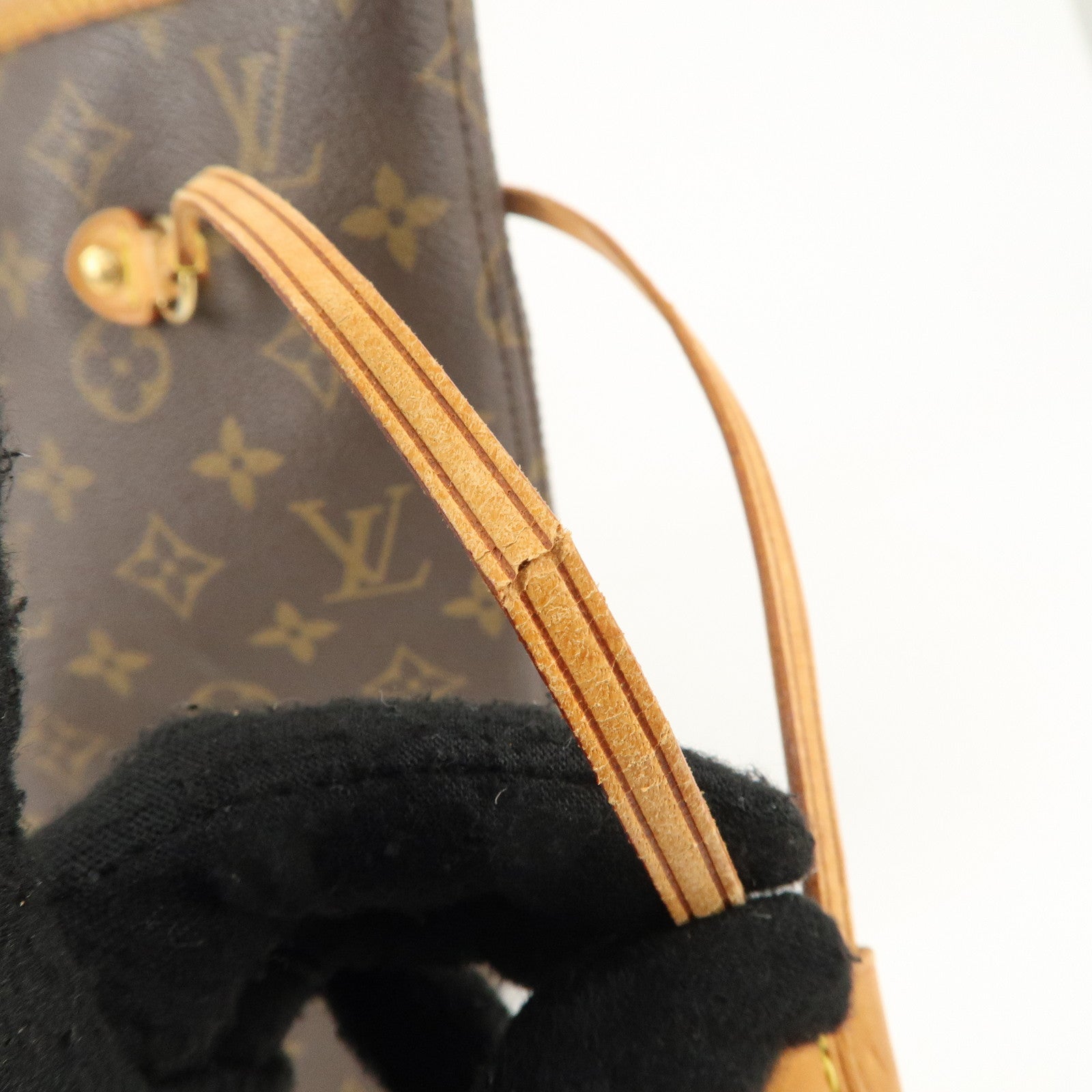 Louis Vuitton Monogram Neverfull MM Tote Bag Brown M40156