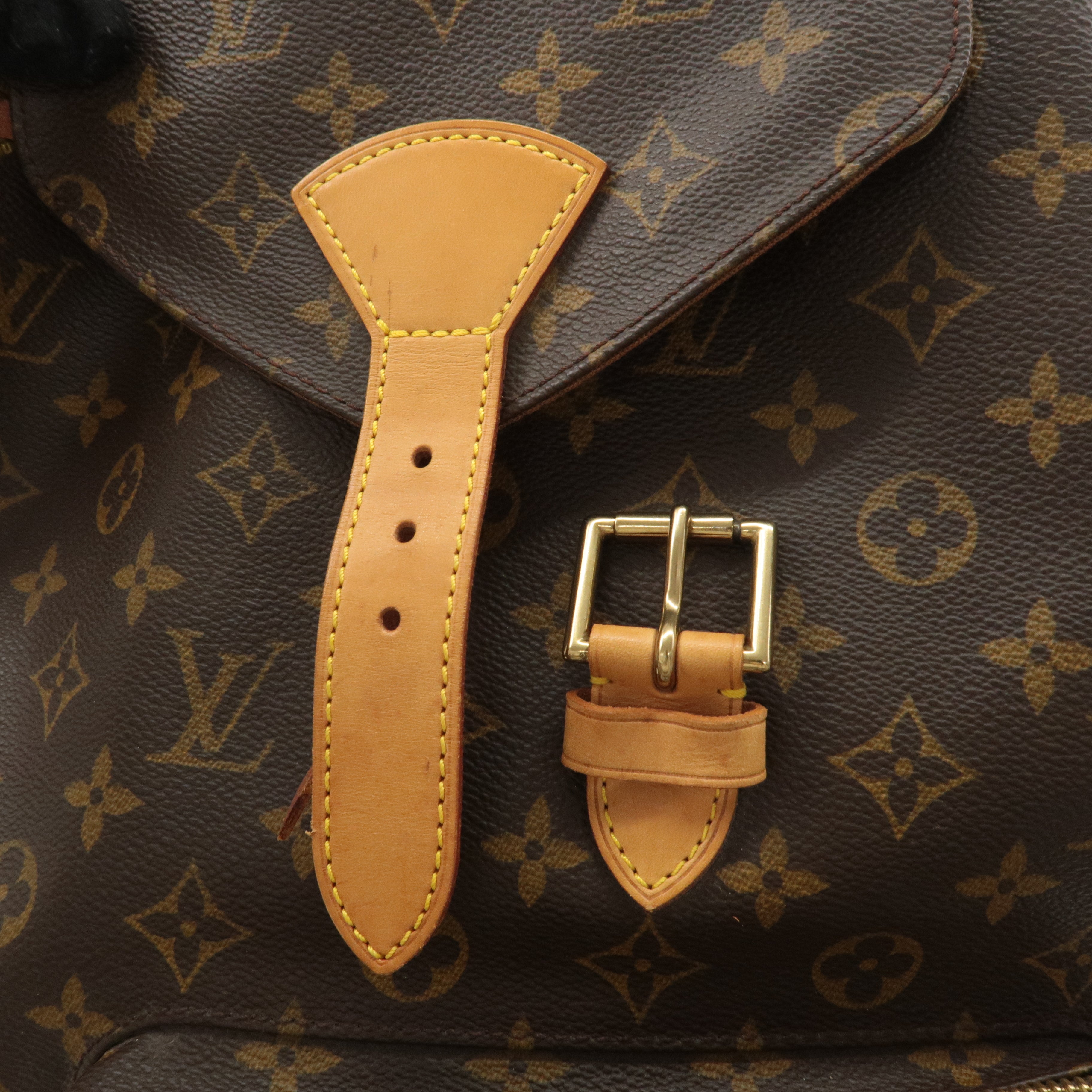 Louis Vuitton Monogram Montsouris GM Back Pack Brown M51135